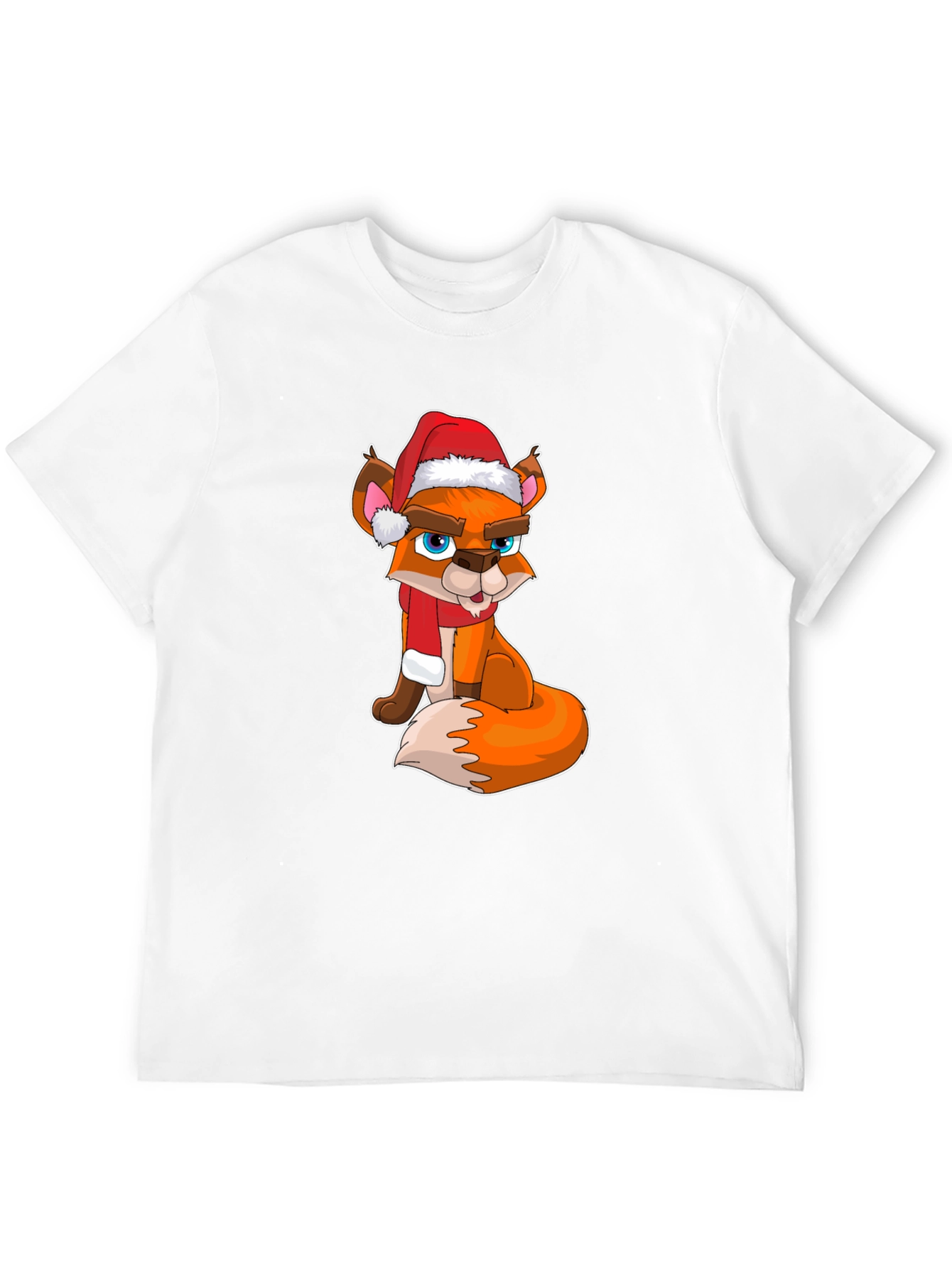 Festive Fox Christmas T-Shirt - Holiday Style!