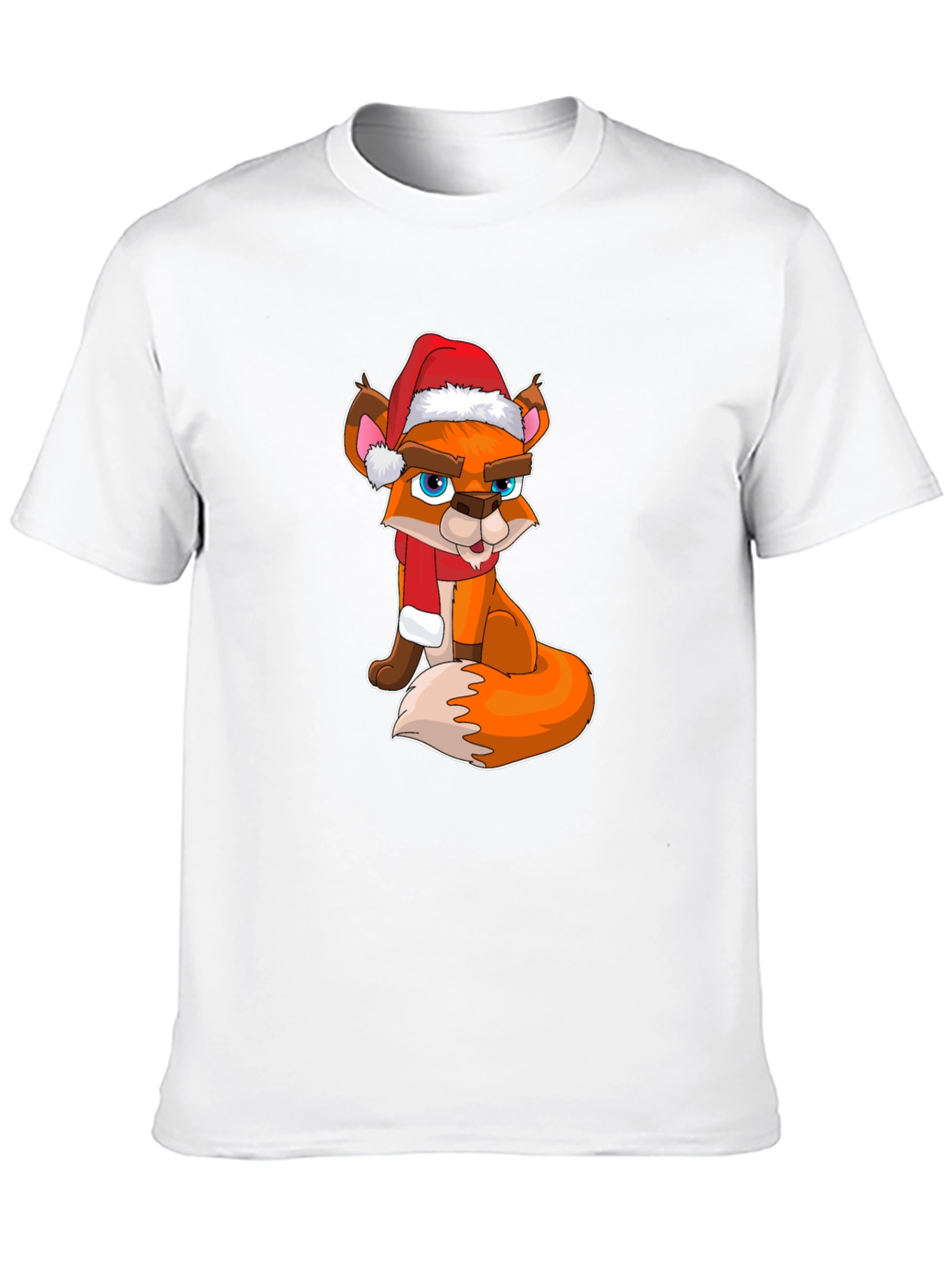 Festive Fox Christmas T-Shirt - Holiday Style!