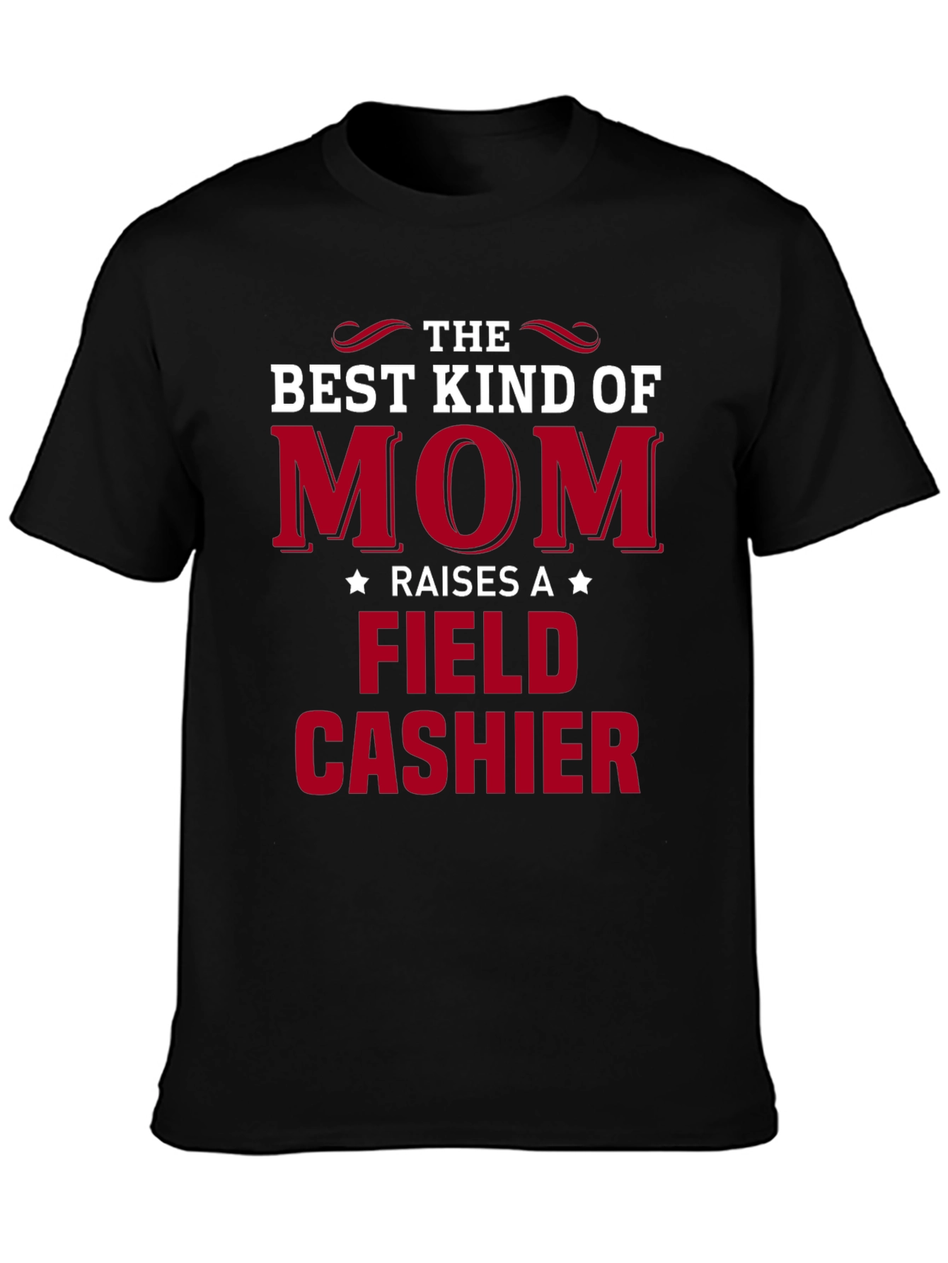 Best Kind of Mom Field Cashier T-Shirt