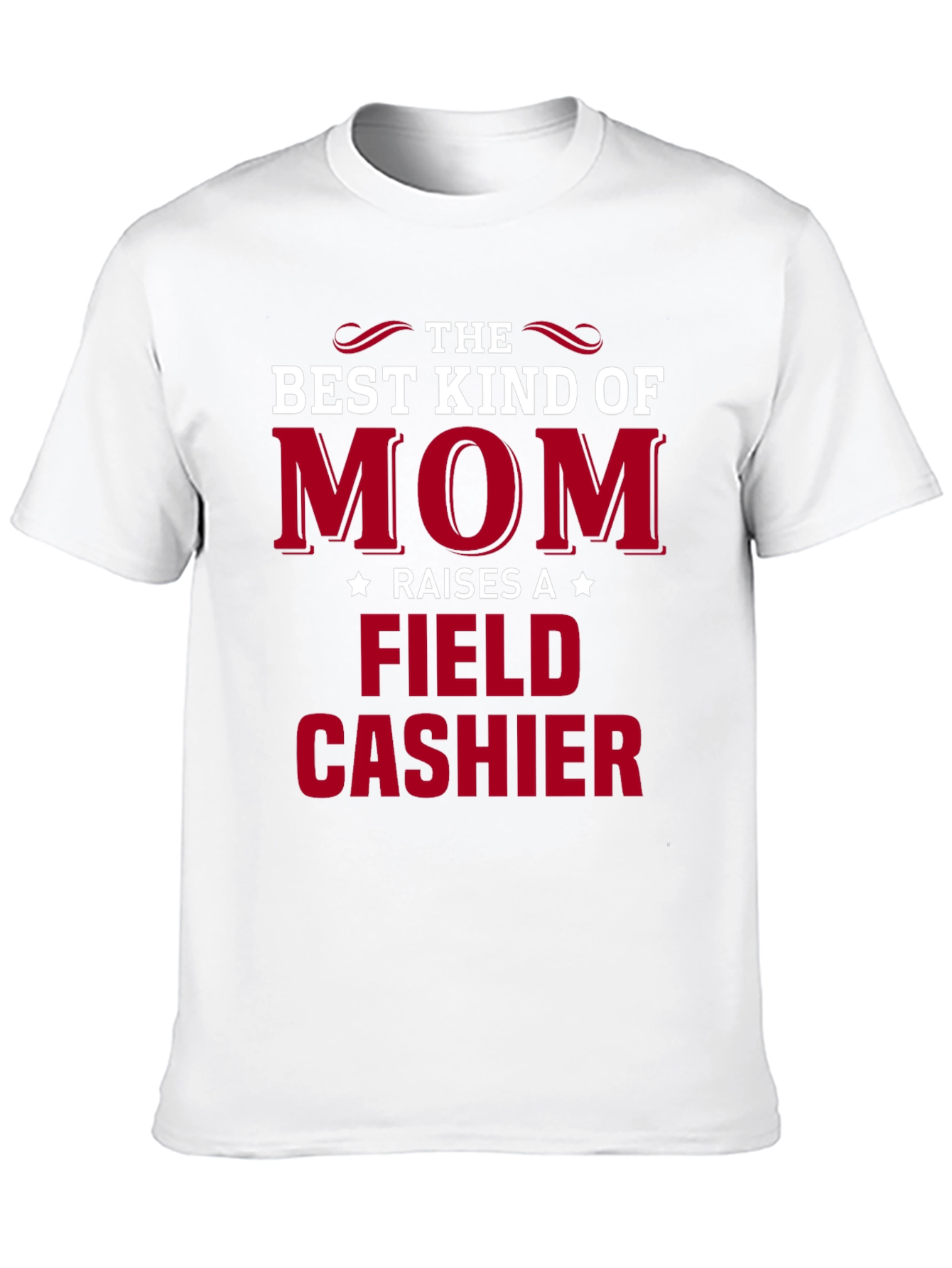 Best Kind of Mom Field Cashier T-Shirt