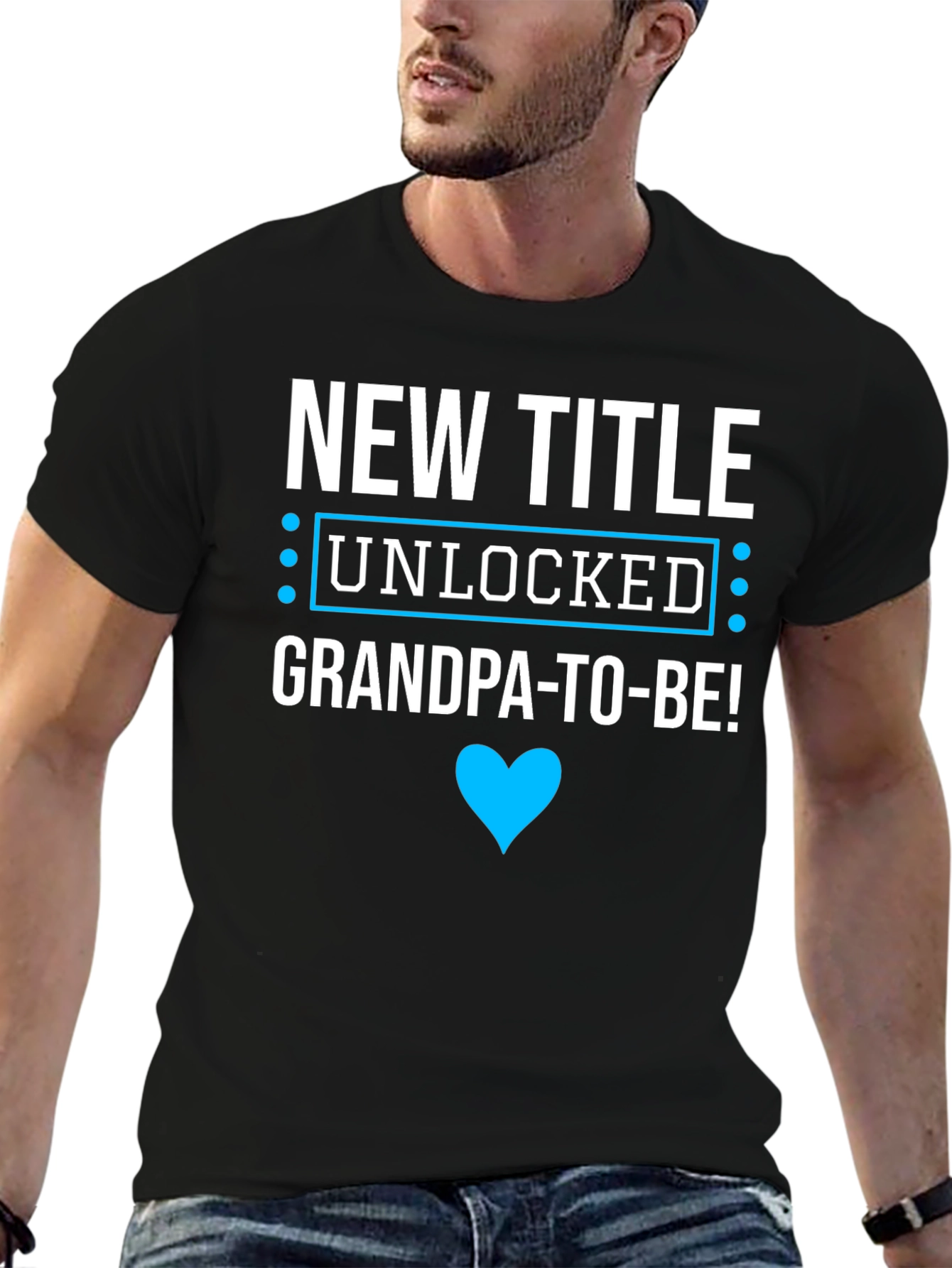 New Title Unlocked Grandpa-To-Be! T-Shirt