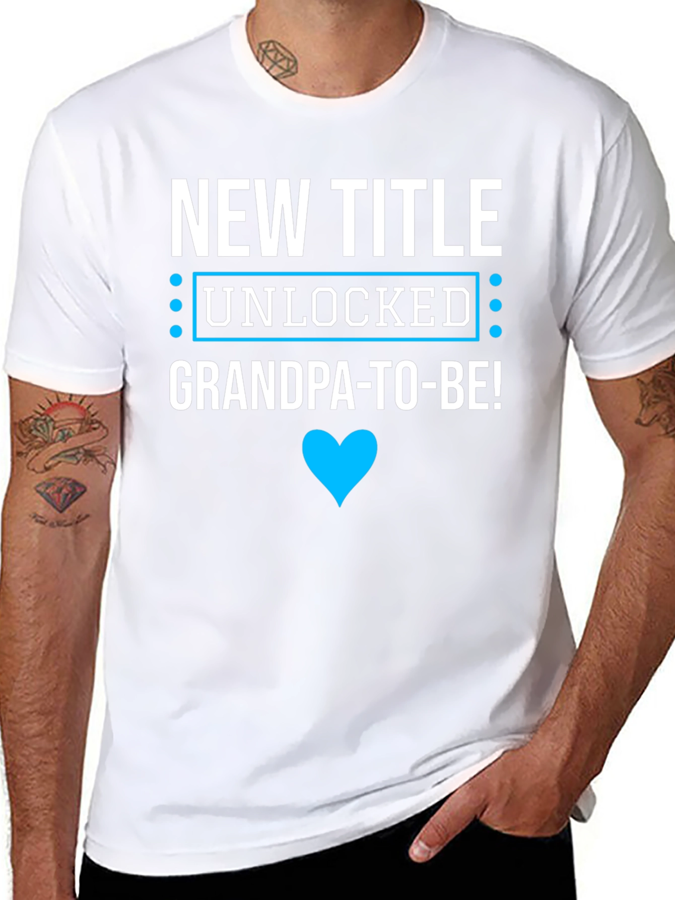 New Title Unlocked Grandpa-To-Be! T-Shirt