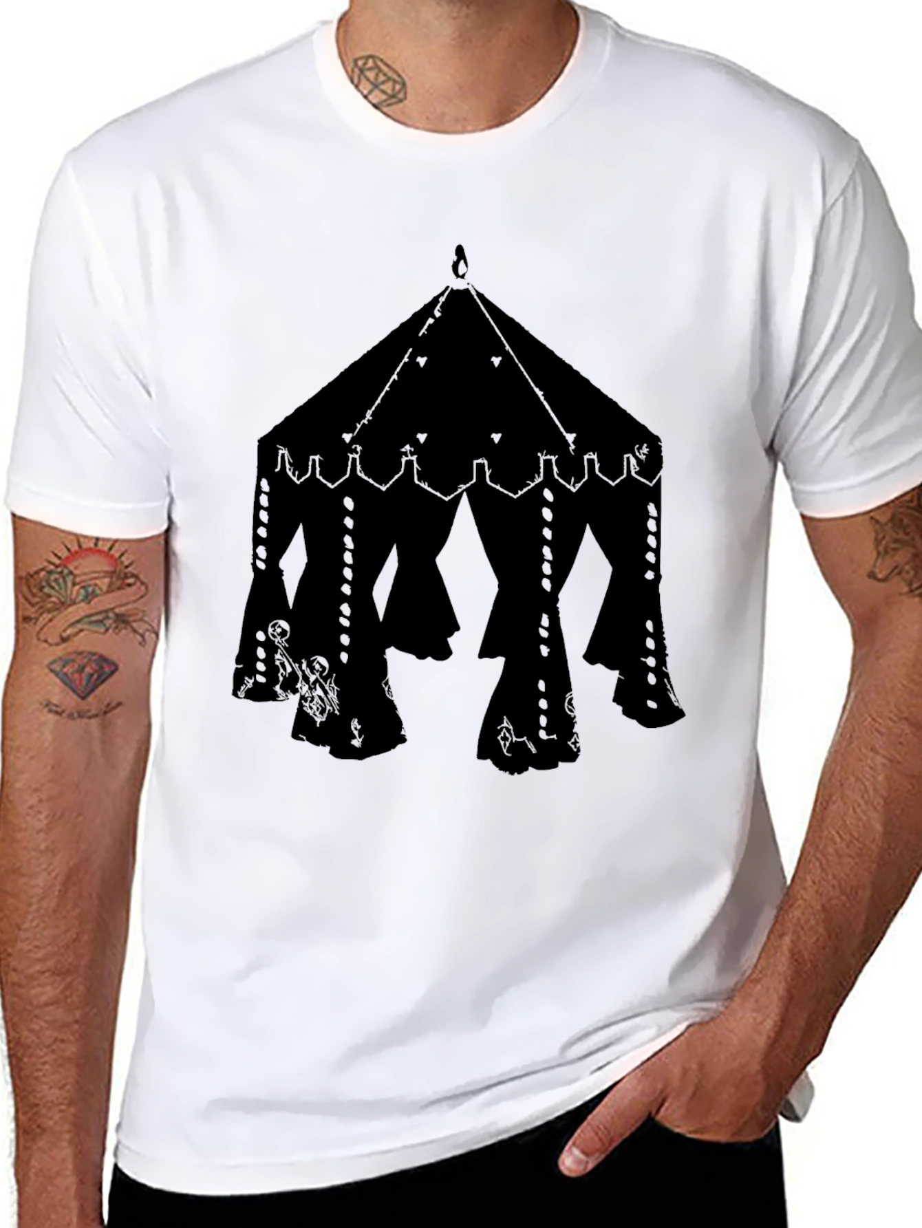 Tent Graphic T-Shirt - Black