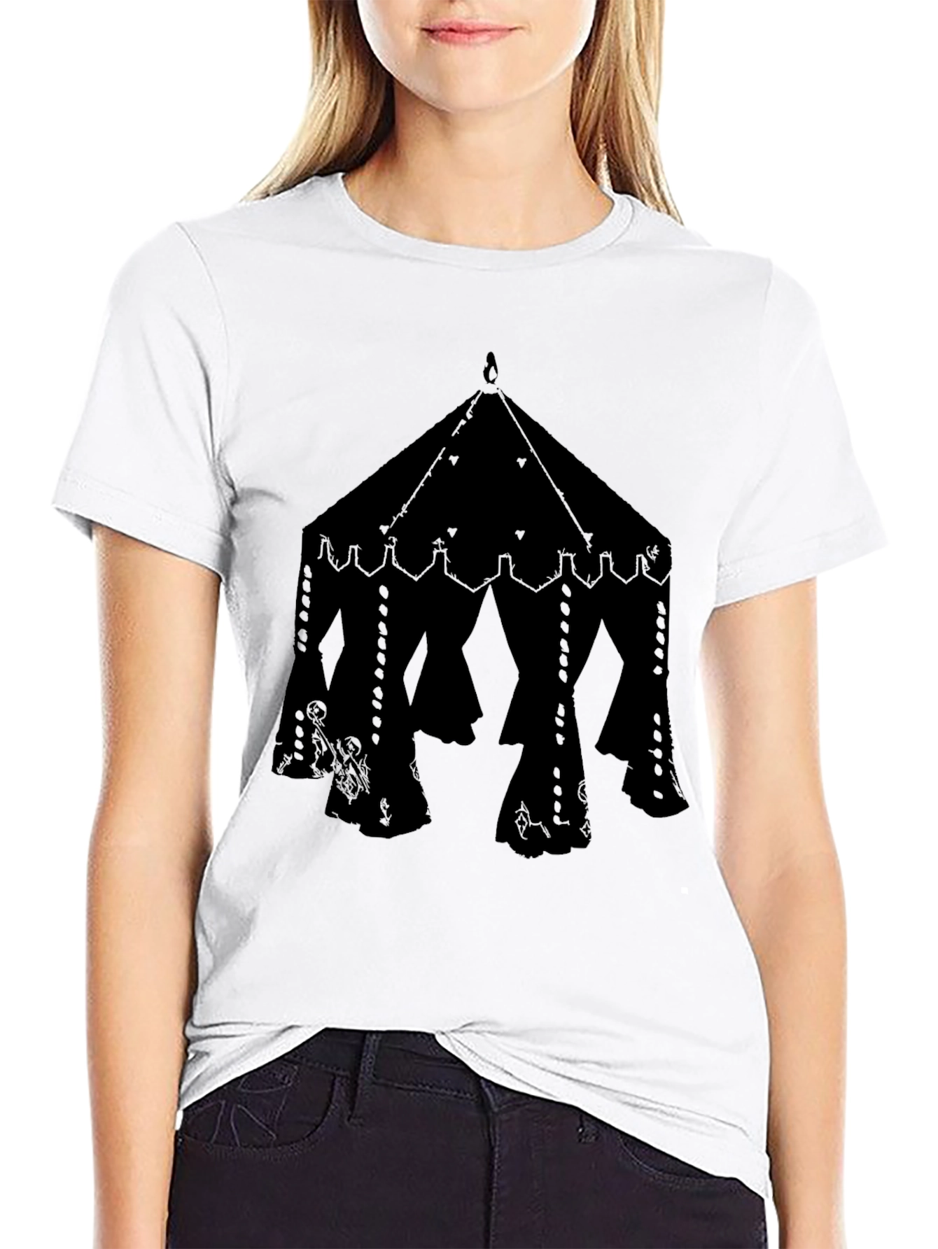 Tent Graphic T-Shirt - Black