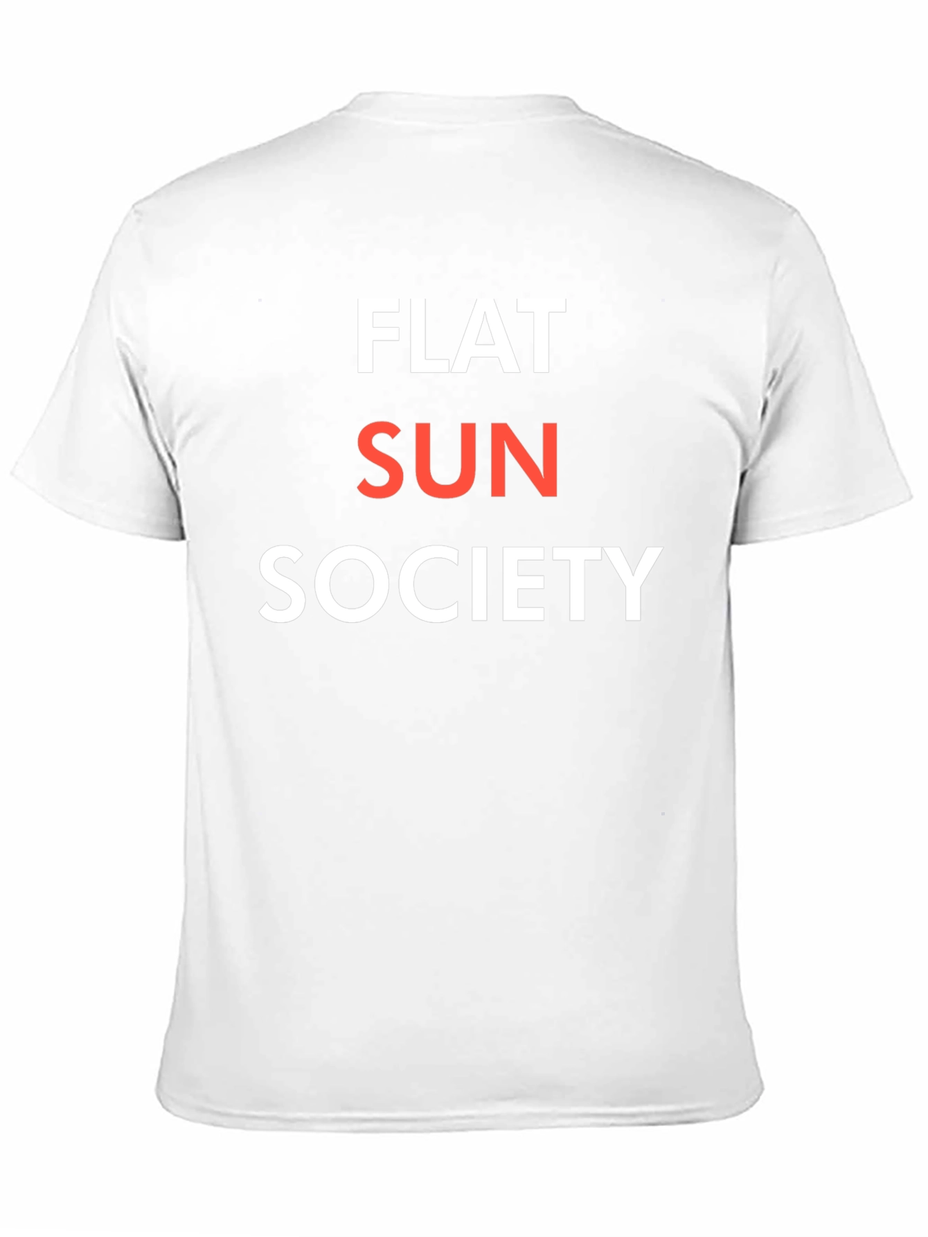 Flat Sun Society Graphic Tee - Black Cotton Blend