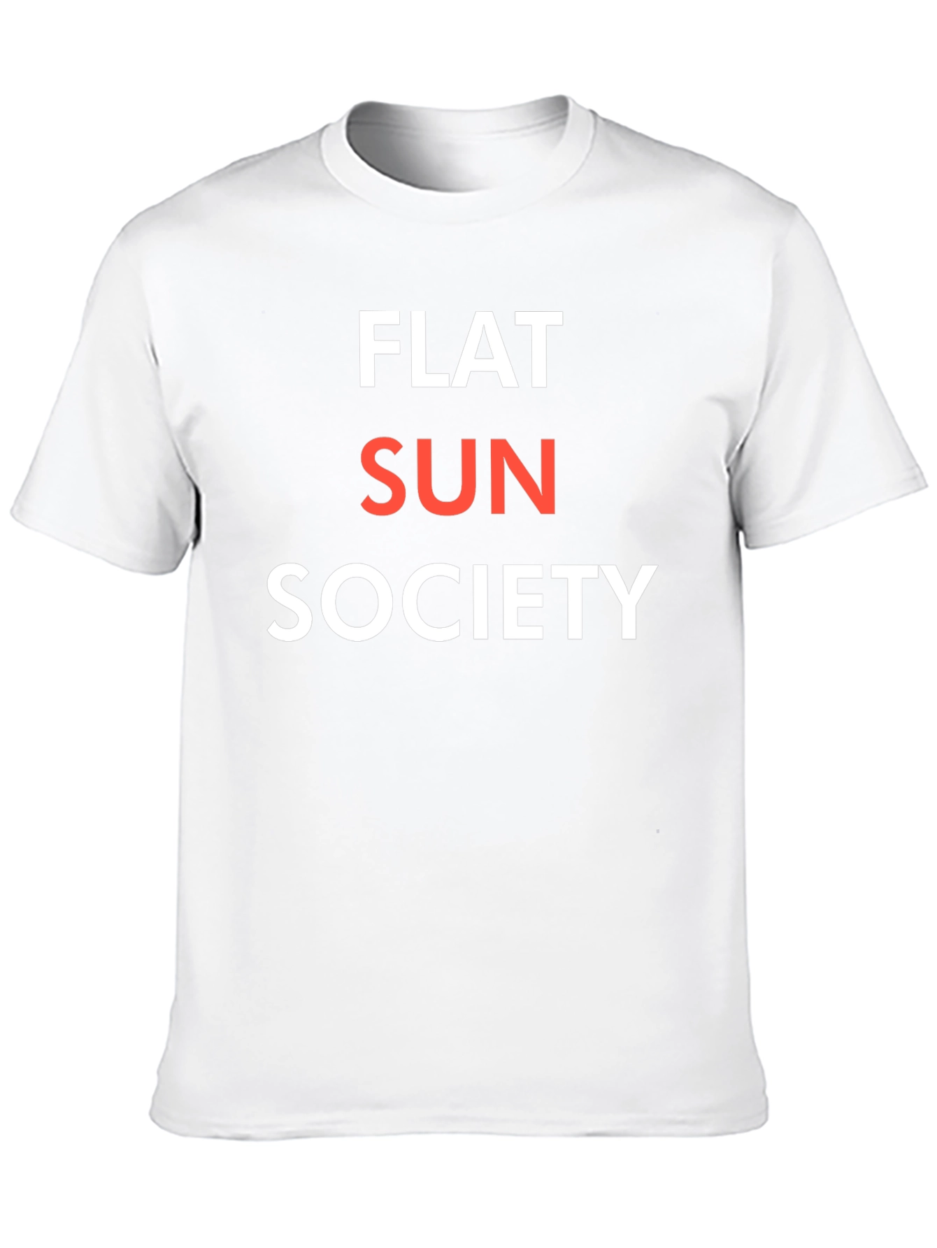 Flat Sun Society Graphic Tee - Black Cotton Blend