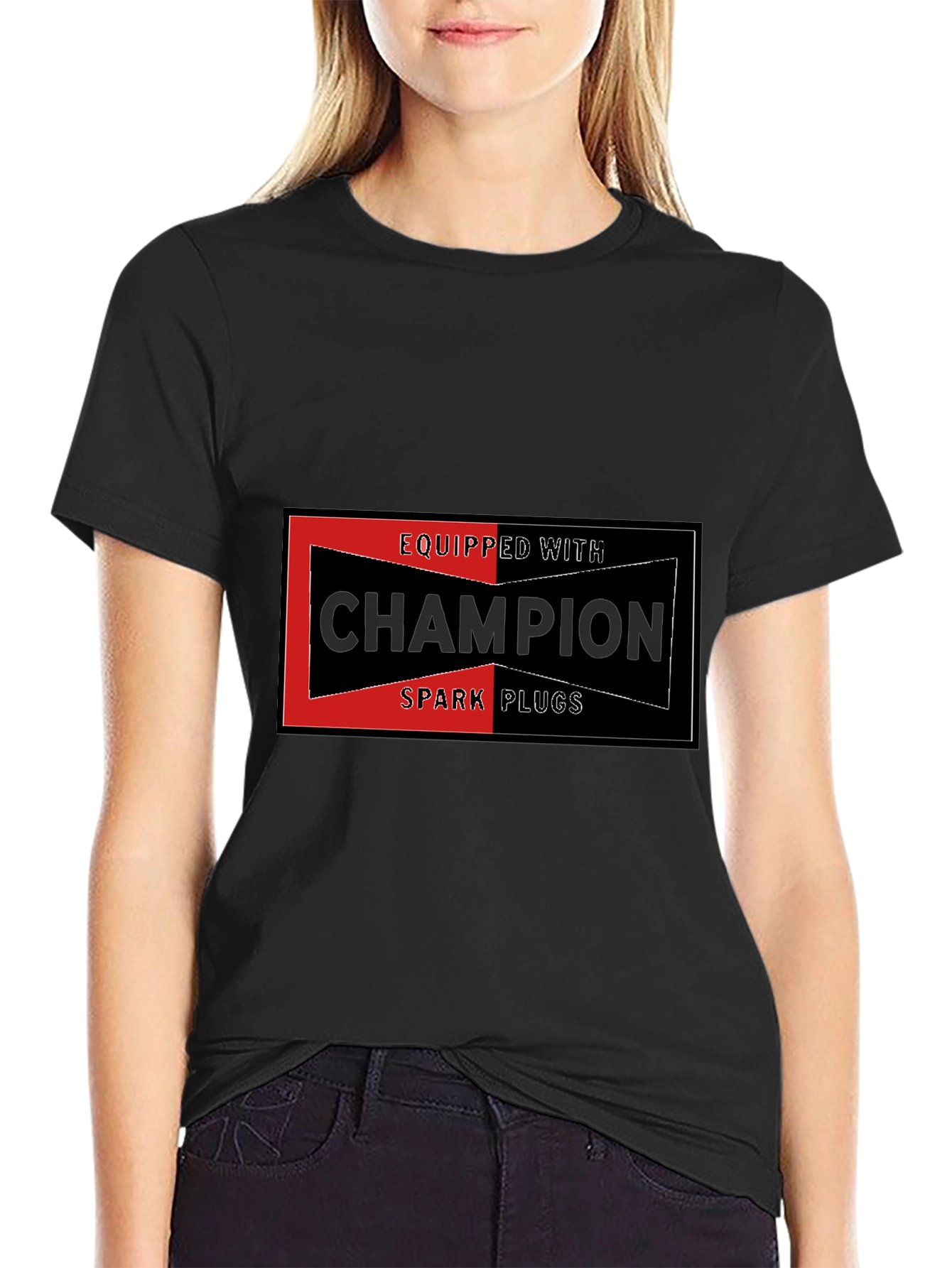 Champion Spark Plugs T-Shirt - Automotive Enthusiast Tee