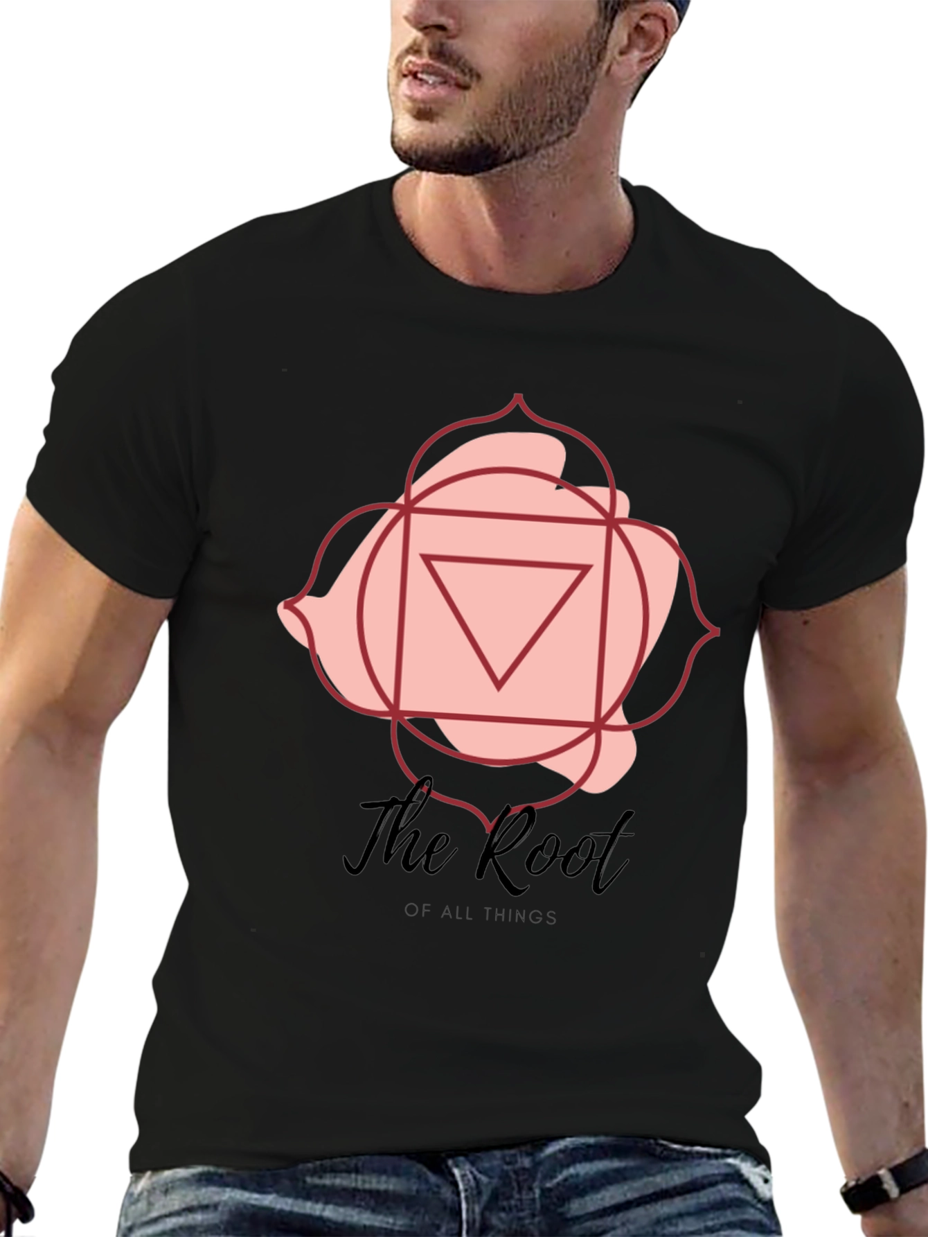 Root Chakra Graphic T-Shirt - Black