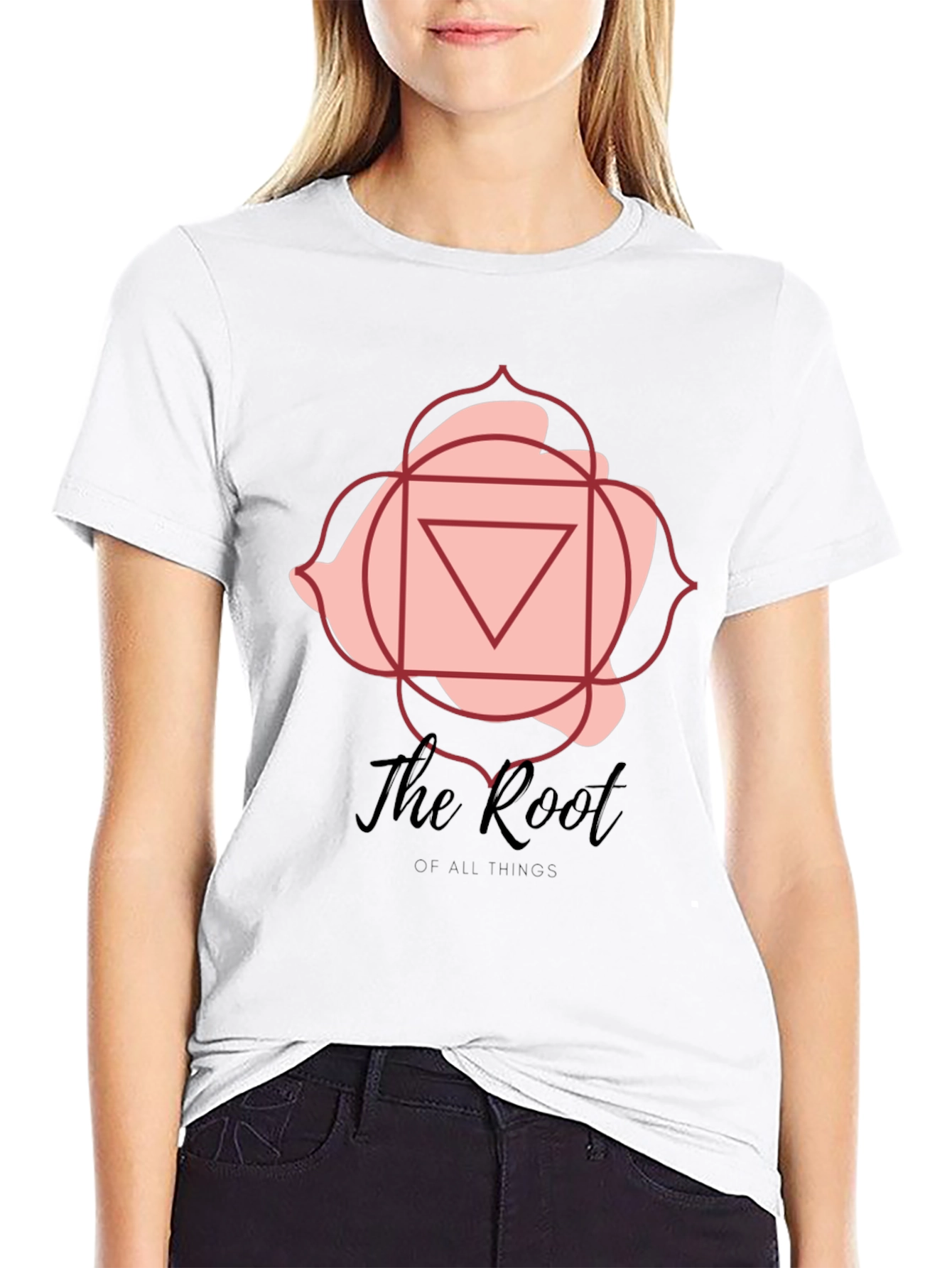 Root Chakra Graphic T-Shirt - Black