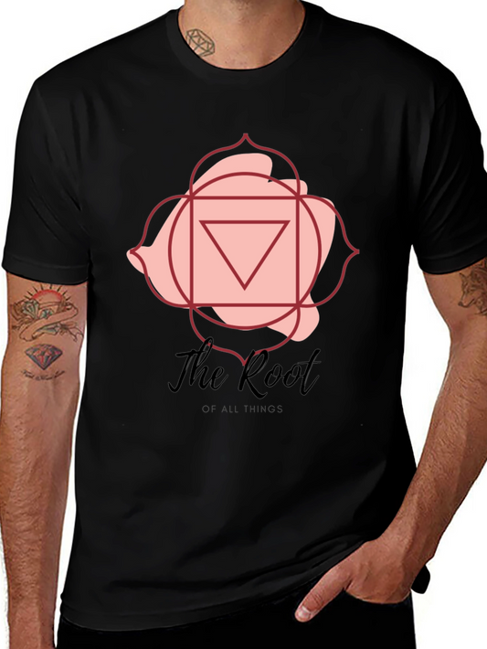 Root Chakra Graphic T-Shirt - Black