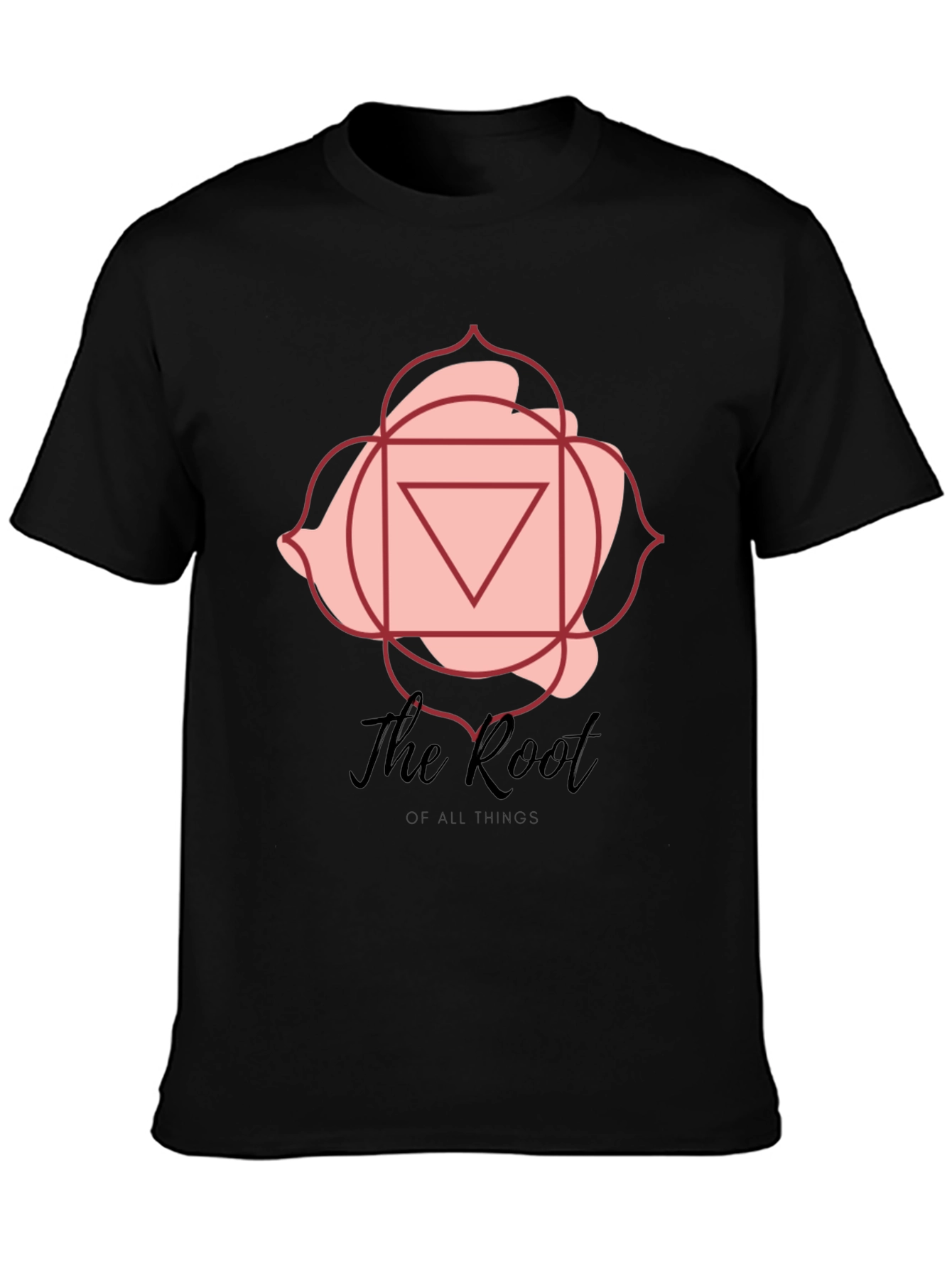 Root Chakra Graphic T-Shirt - Black