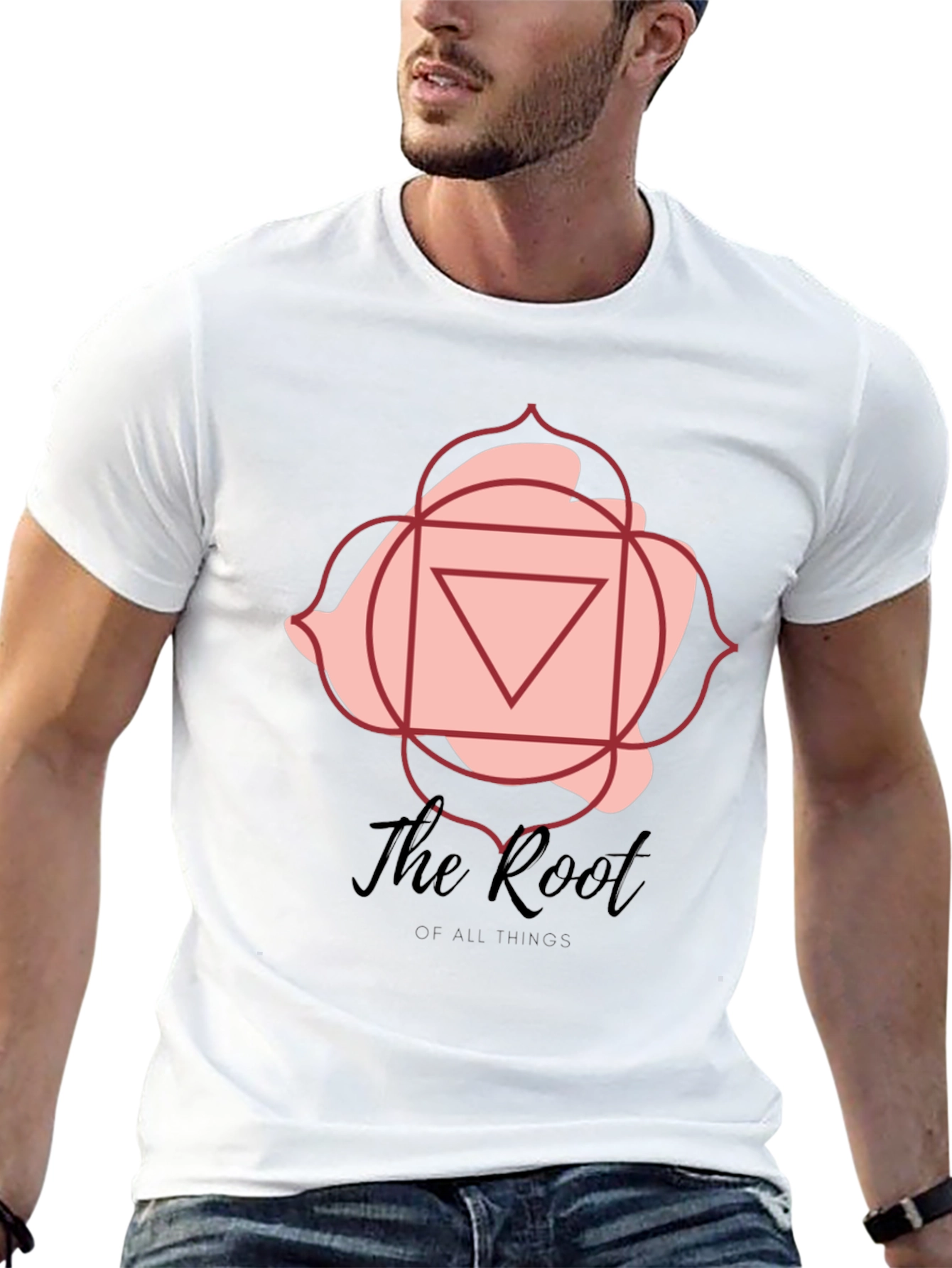 Root Chakra Graphic T-Shirt - Black