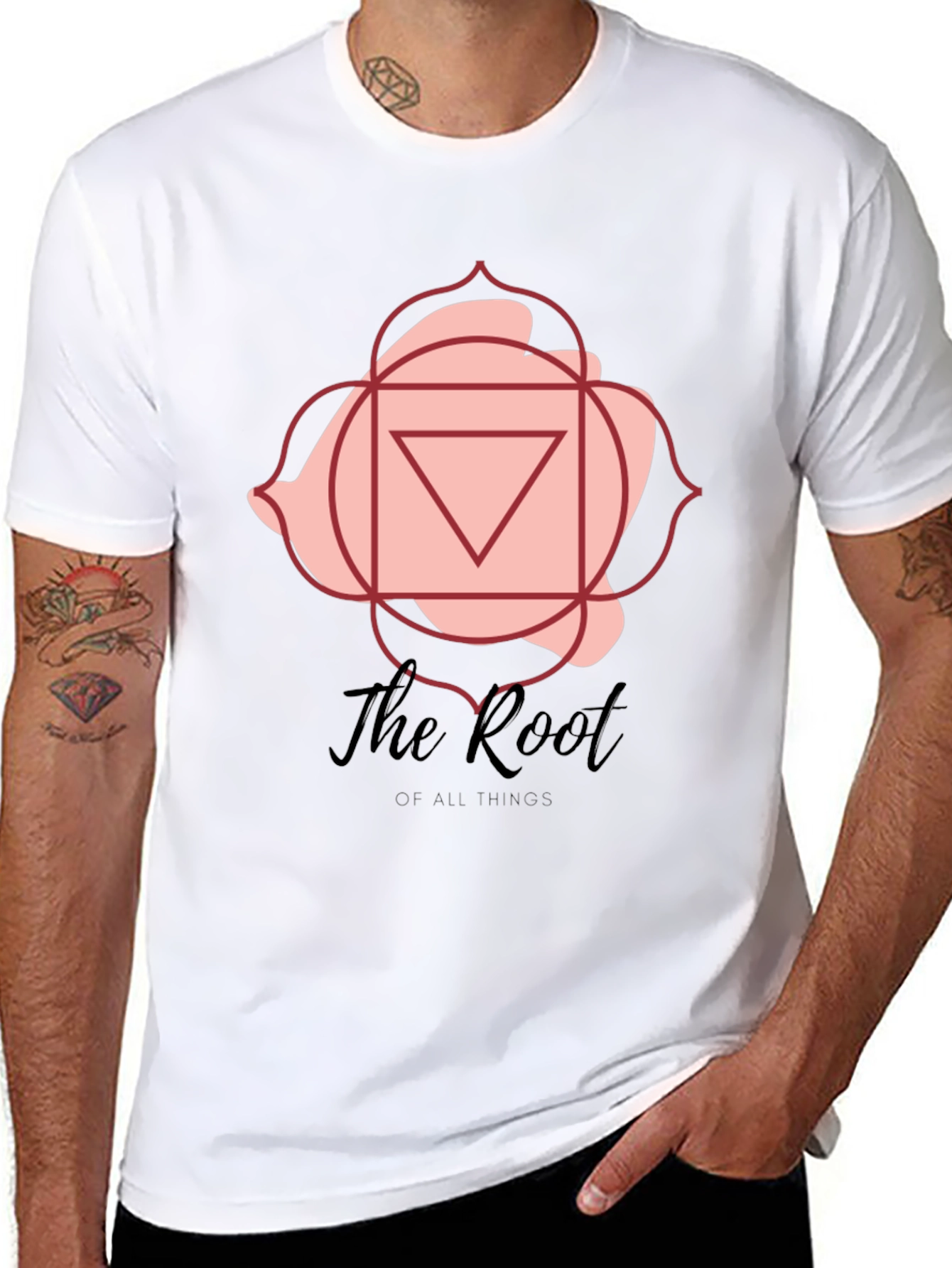 Root Chakra Graphic T-Shirt - Black