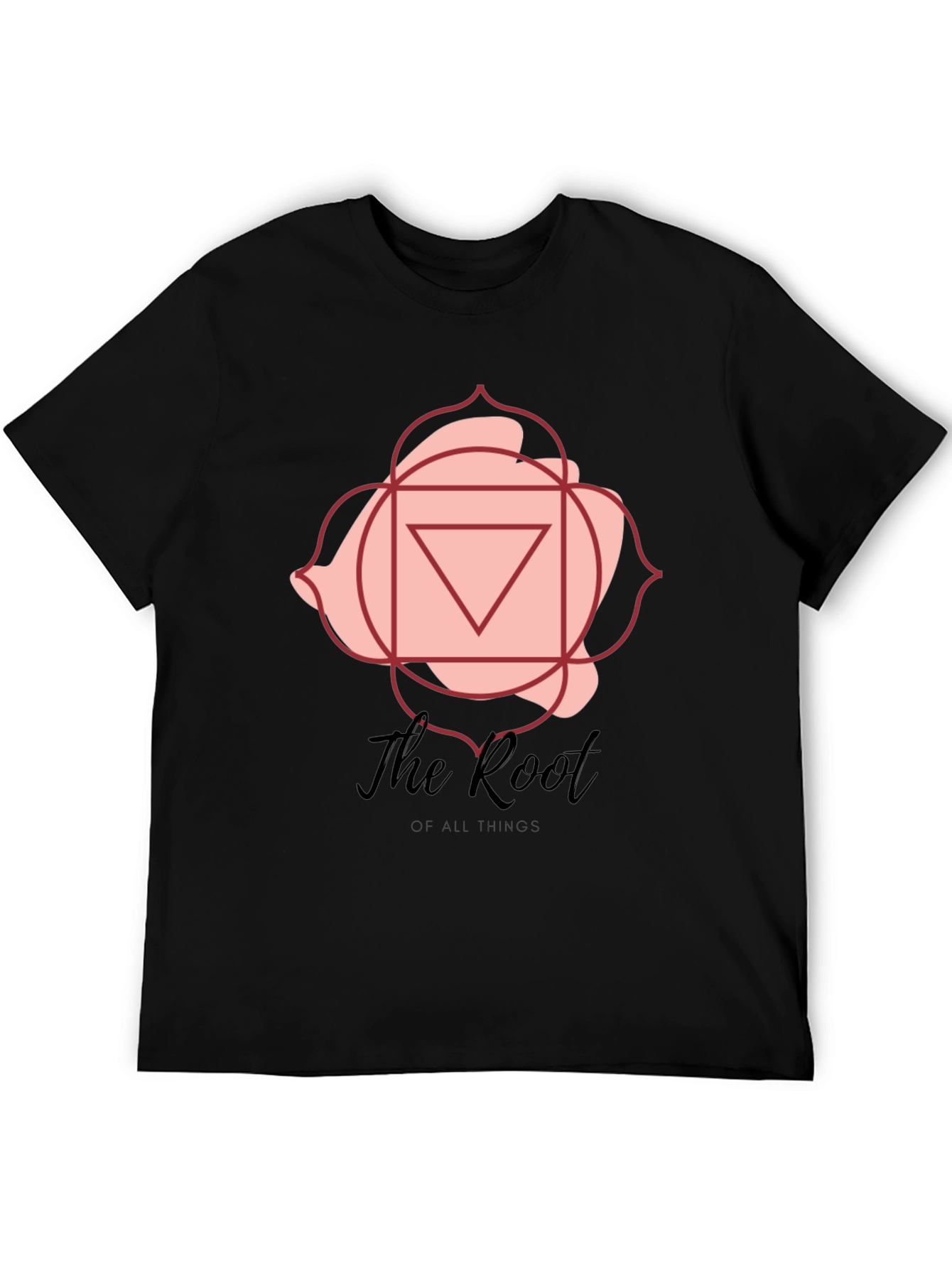 Root Chakra Graphic T-Shirt - Black