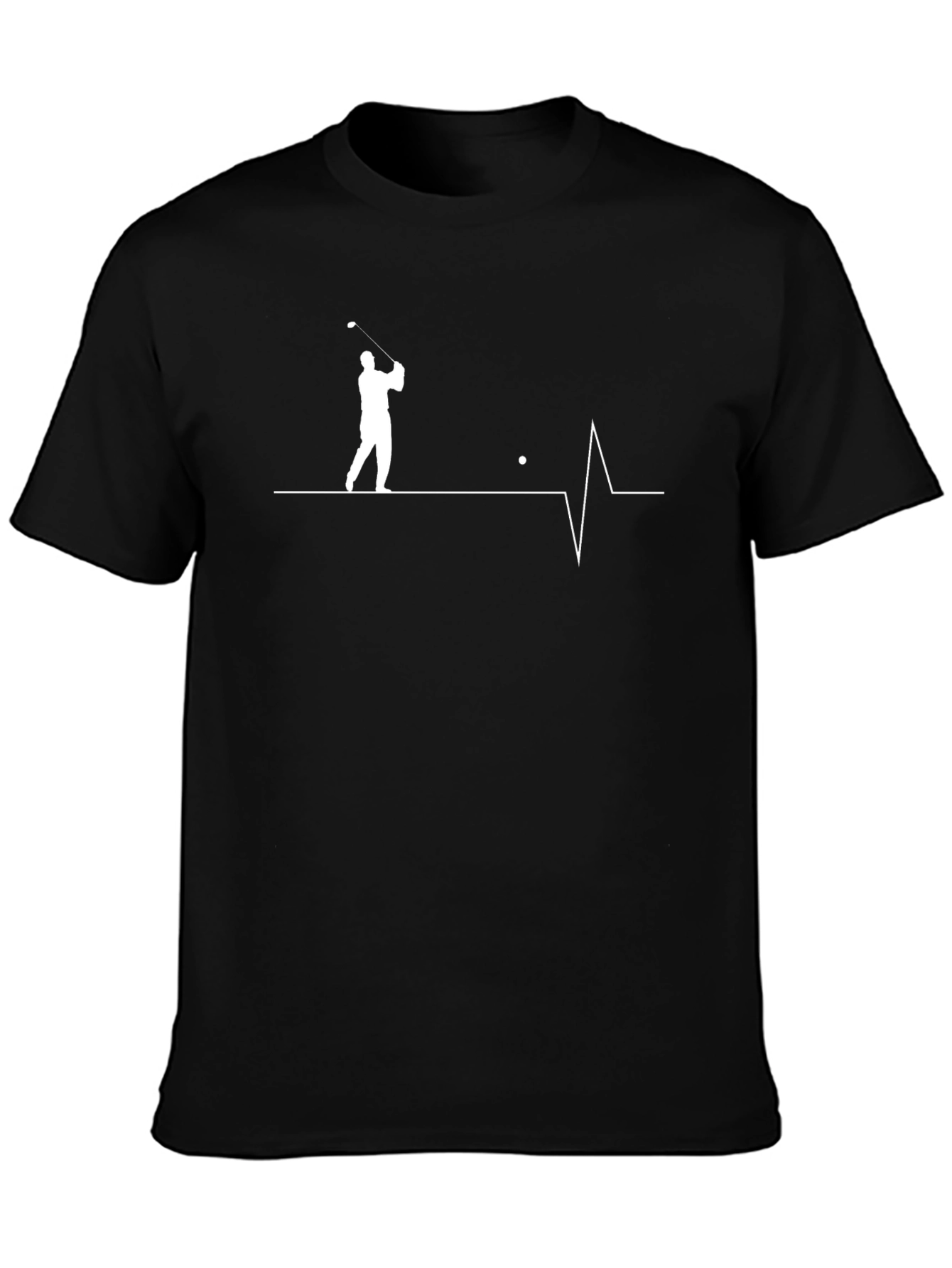 Golf Heartbeat Graphic Tee - Golfers Passion