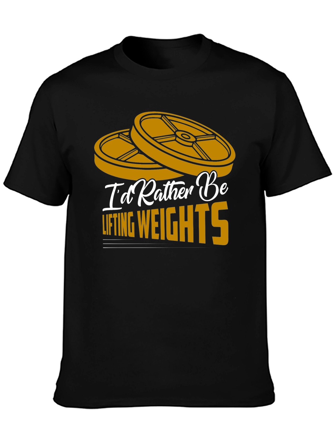 Id Rather Be Lifting Weights T-Shirt