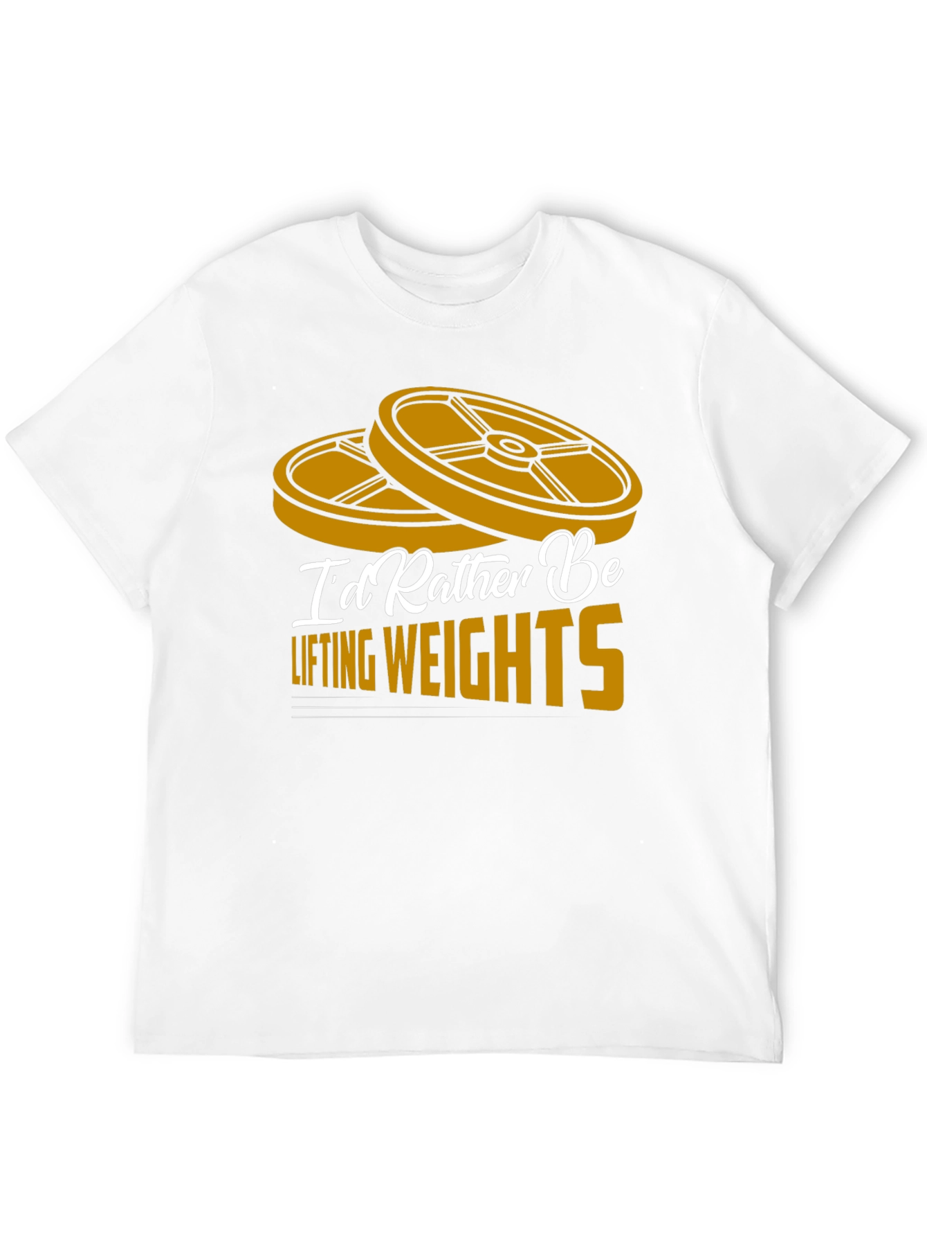 Id Rather Be Lifting Weights T-Shirt