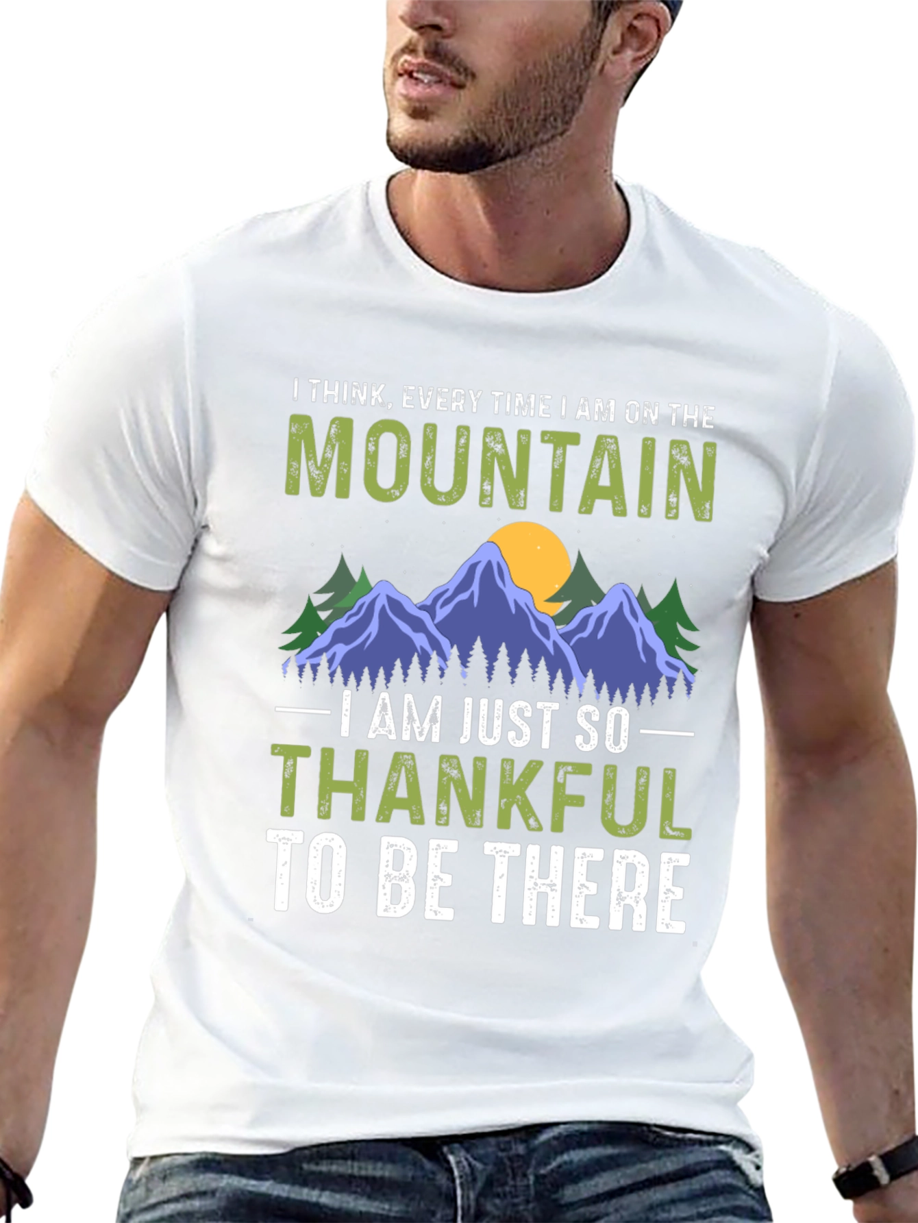 Mountain Graphic T-Shirt - Nature Lover Tee