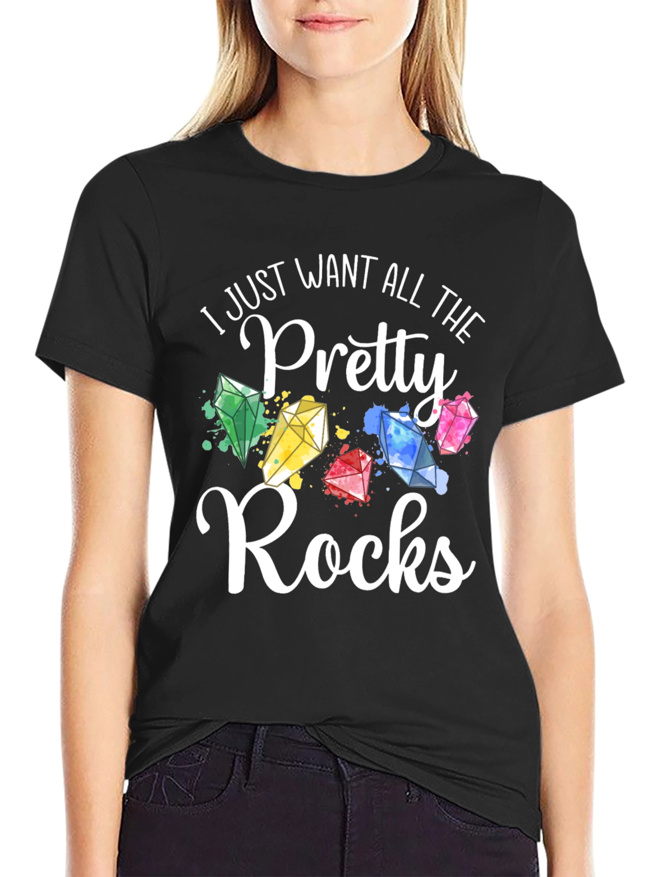 Pretty Rocks T-Shirt - Gemstone Lover Tee
