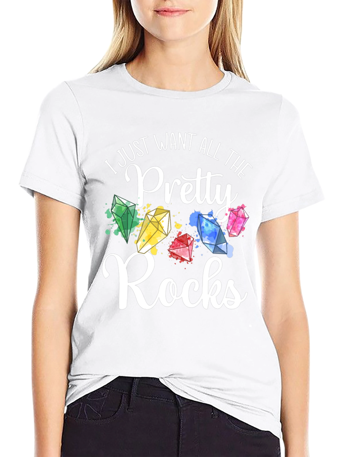 Pretty Rocks T-Shirt - Gemstone Lover Tee