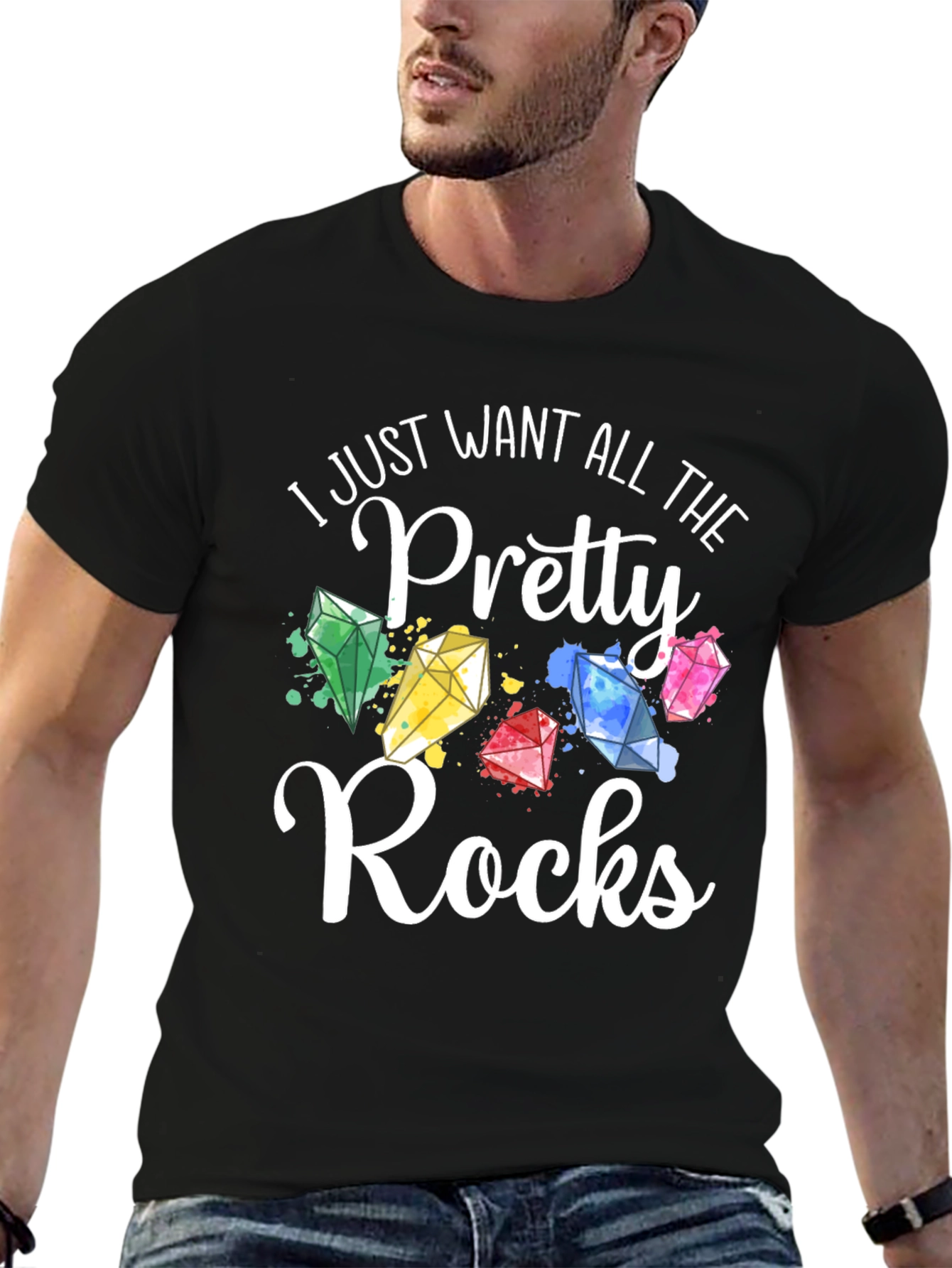 Pretty Rocks T-Shirt - Gemstone Lover Tee