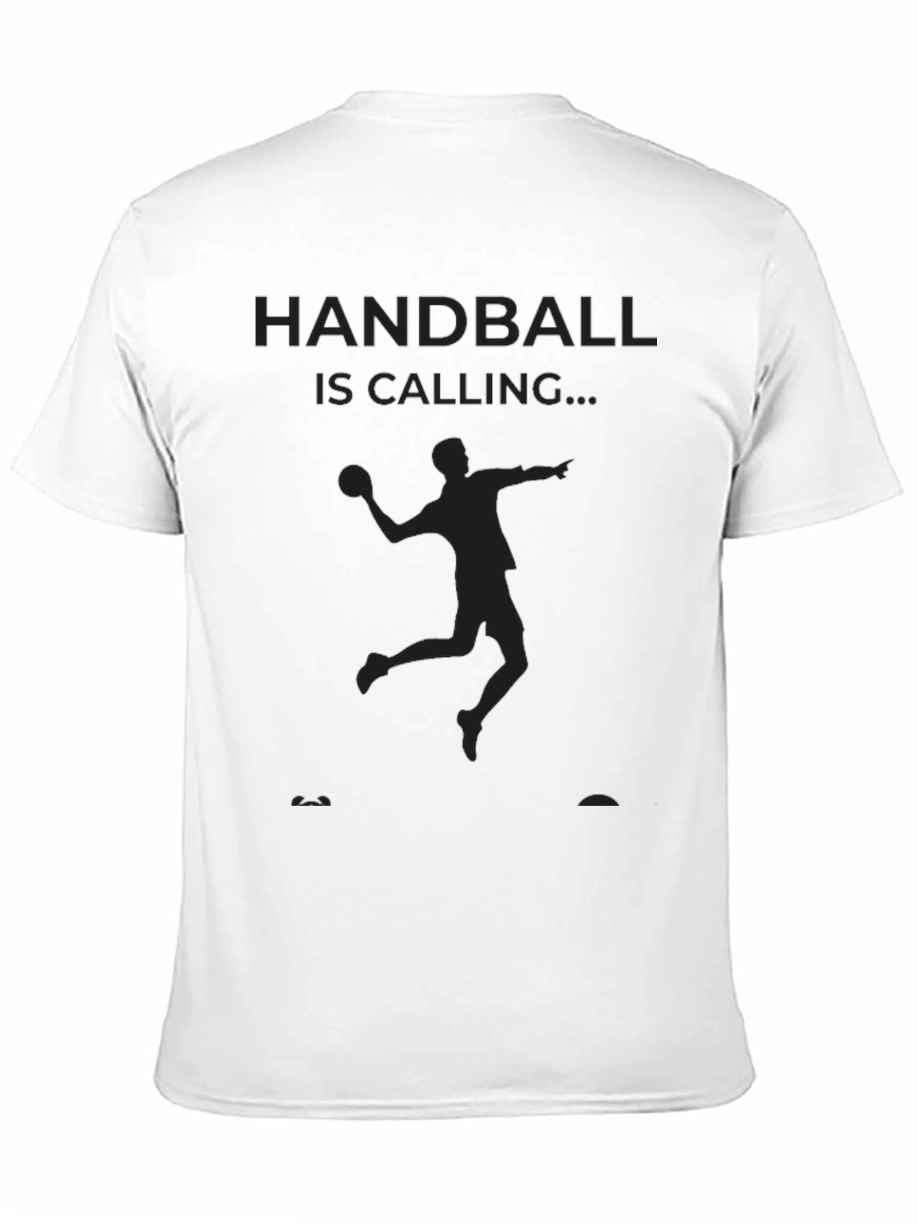 Handball is Calling Black T-Shirt
