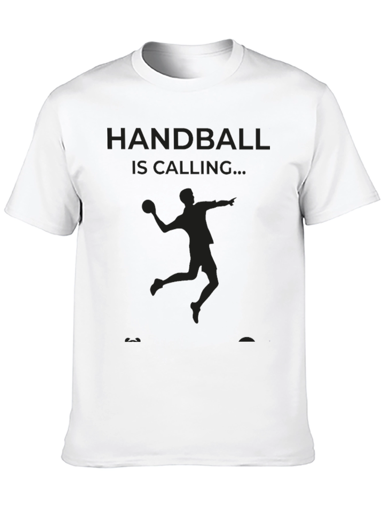 Handball is Calling Black T-Shirt