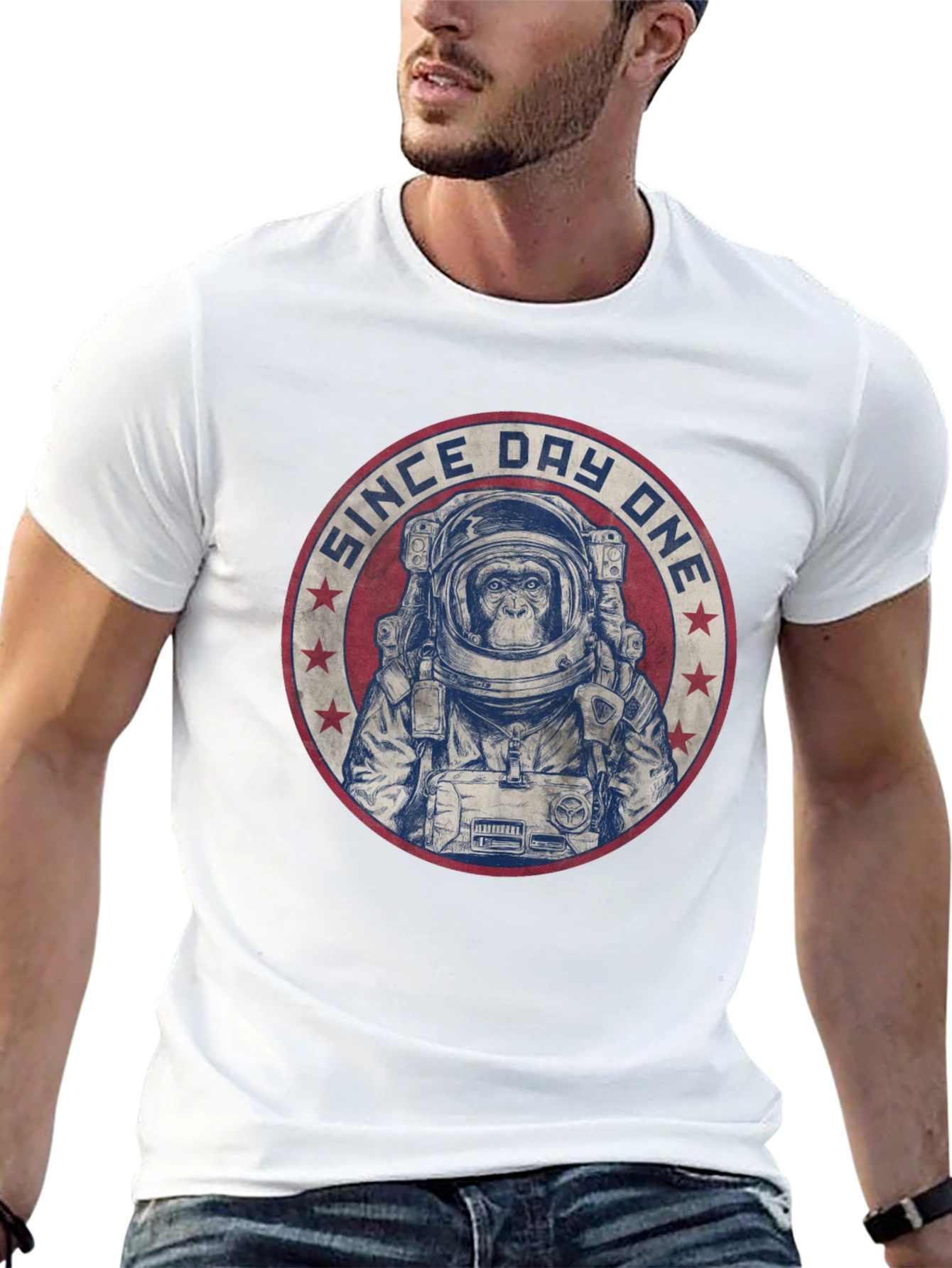 Since Day One Astronaut Monkey T-Shirt