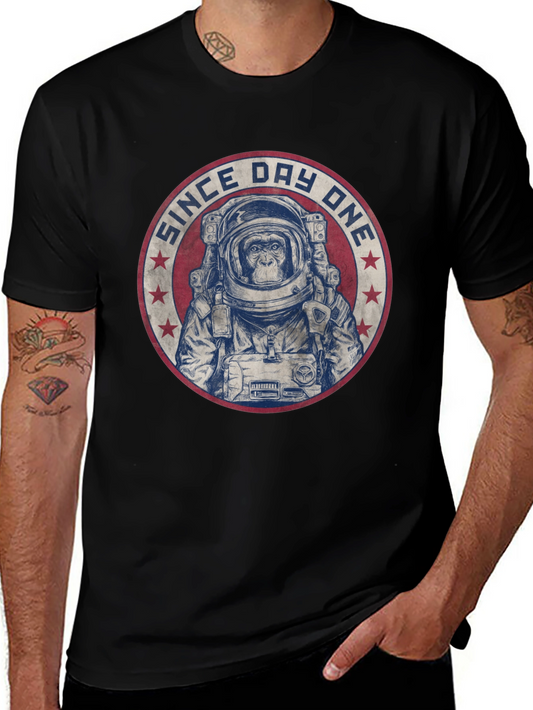 Since Day One Astronaut Monkey T-Shirt