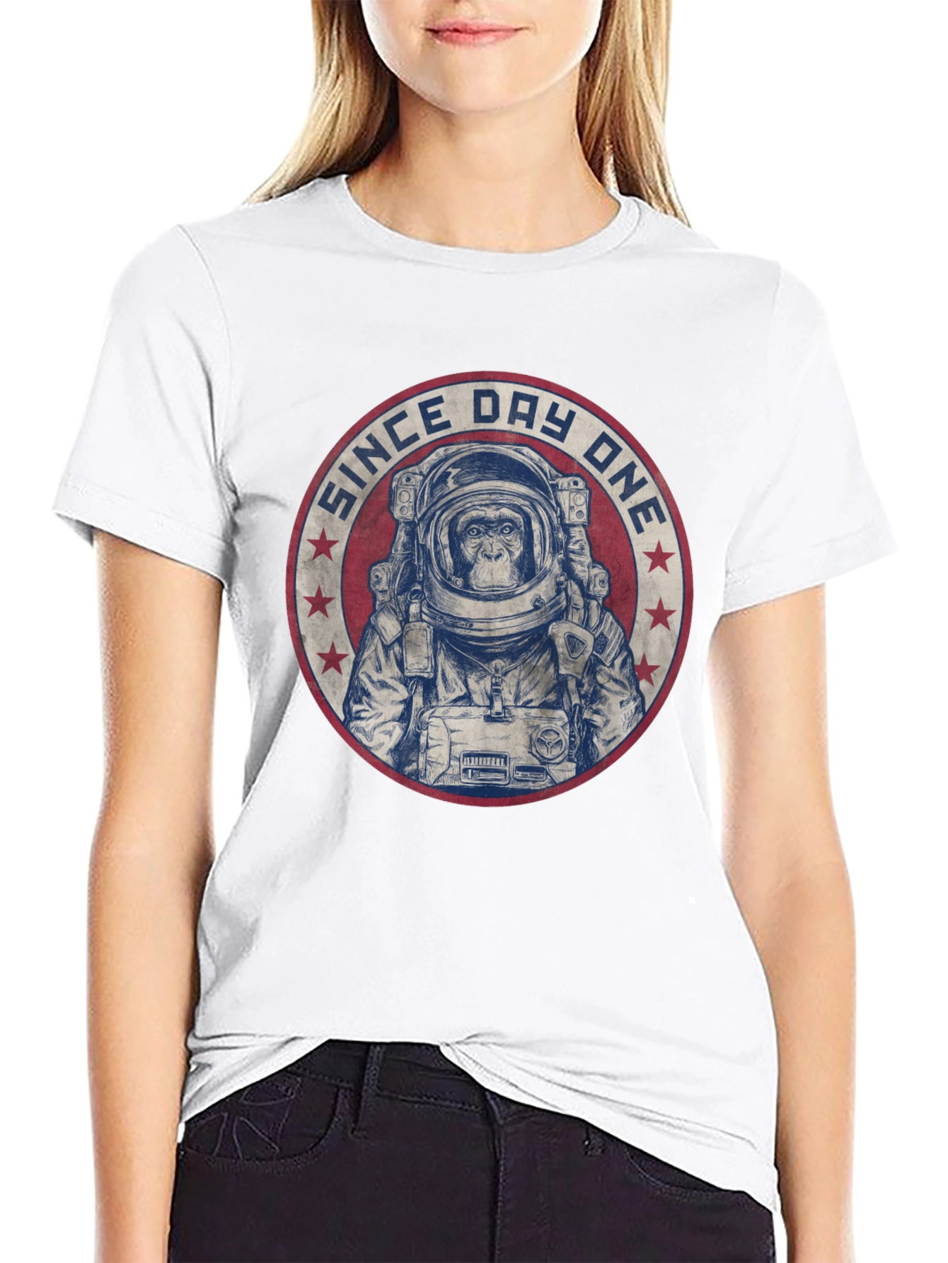 Since Day One Astronaut Monkey T-Shirt