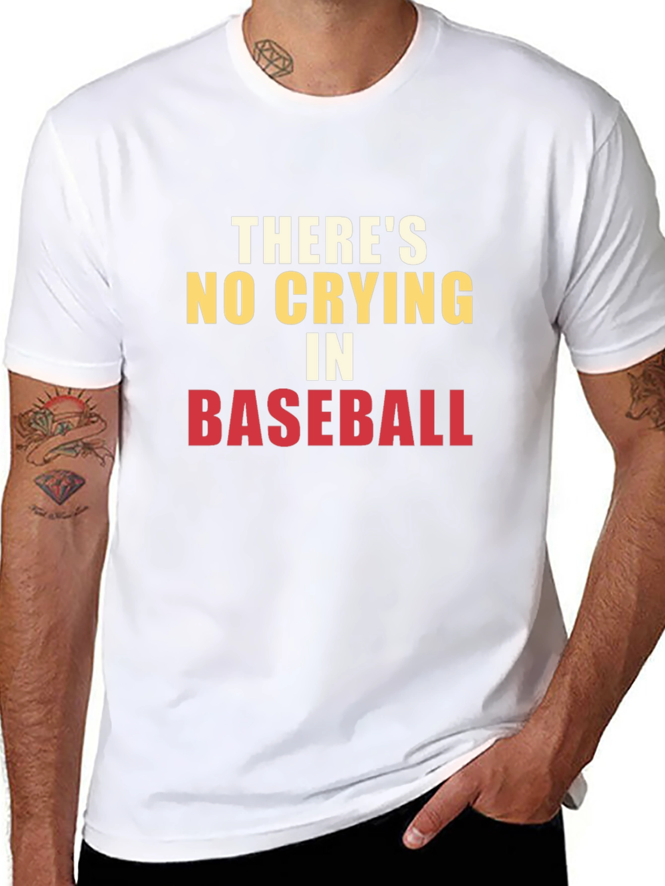 Theres No Crying in Baseball T-Shirt