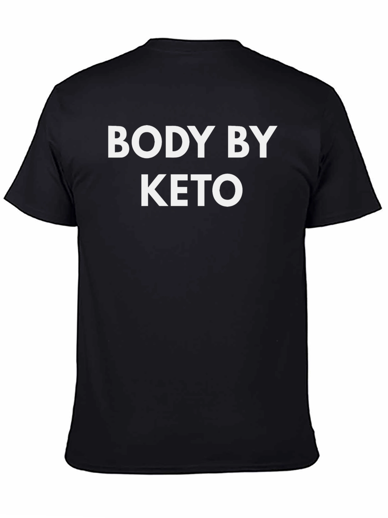 Body By Keto Black Graphic T-Shirt