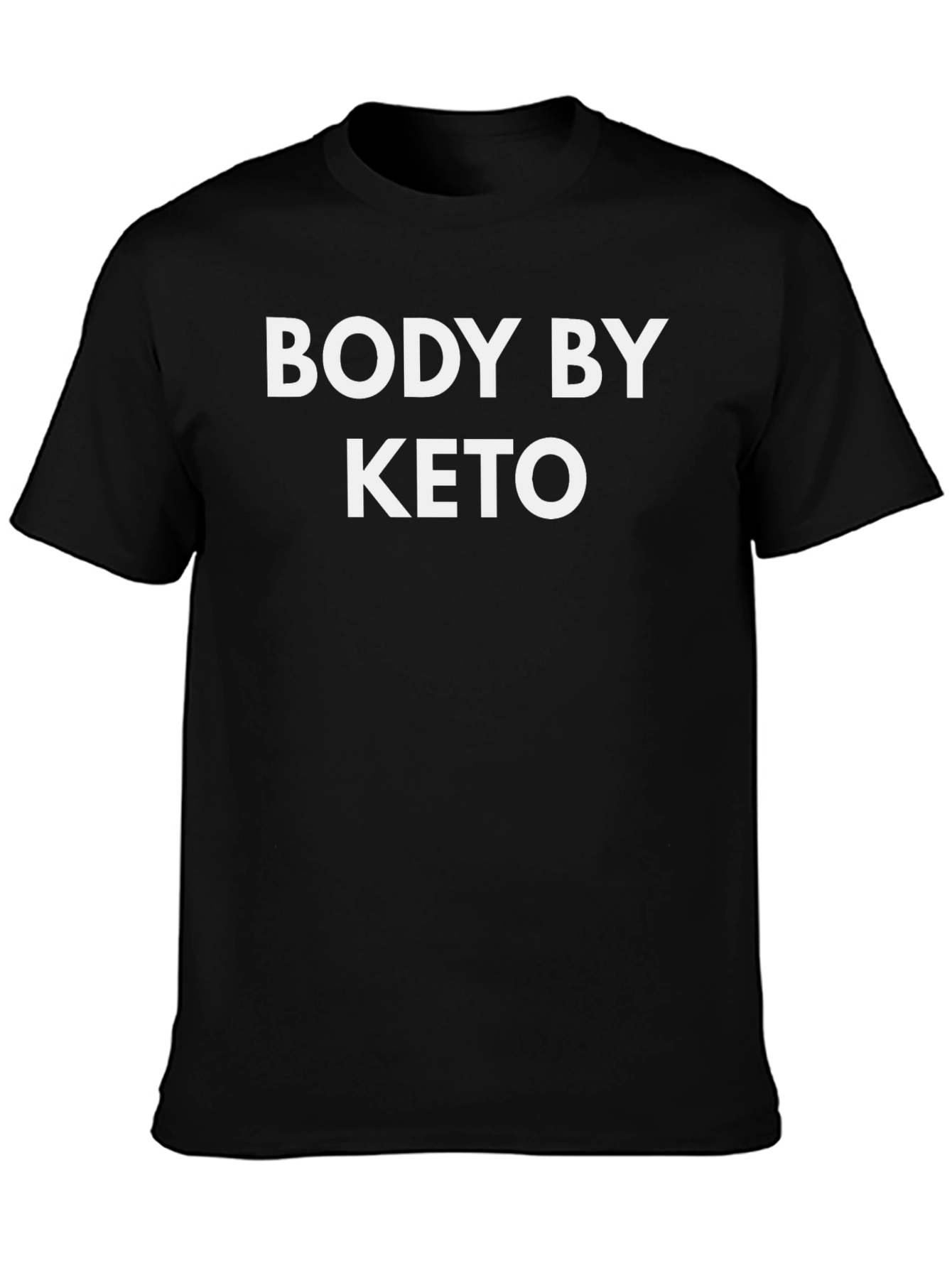 Body By Keto Black Graphic T-Shirt