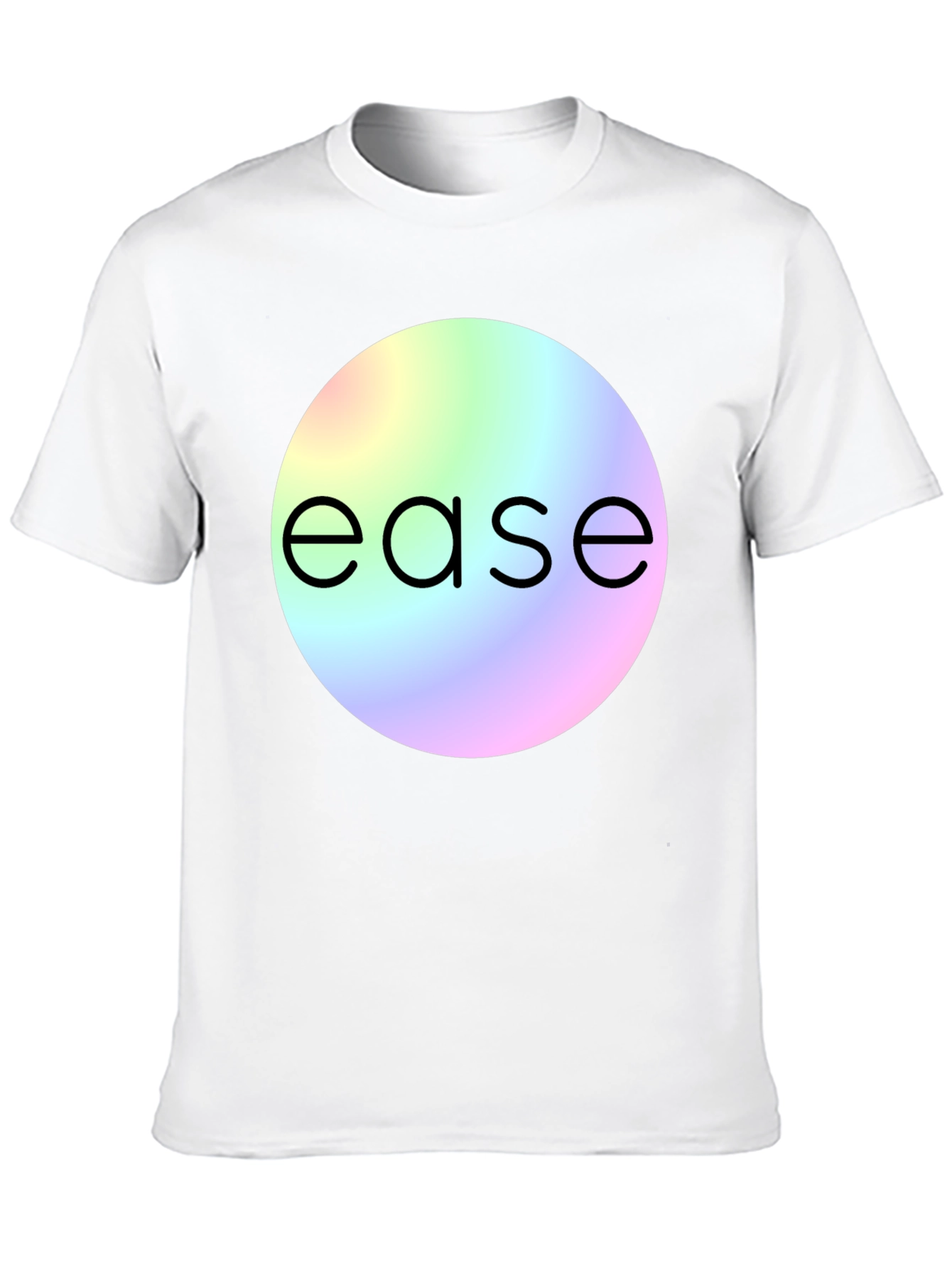 Ease Rainbow Circle Graphic T-Shirt