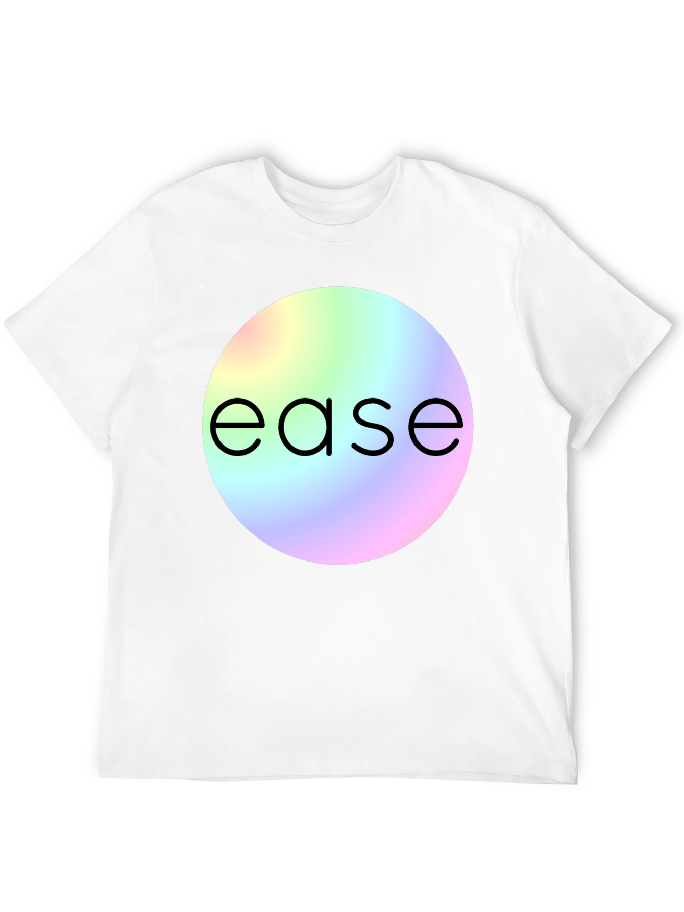 Ease Rainbow Circle Graphic T-Shirt
