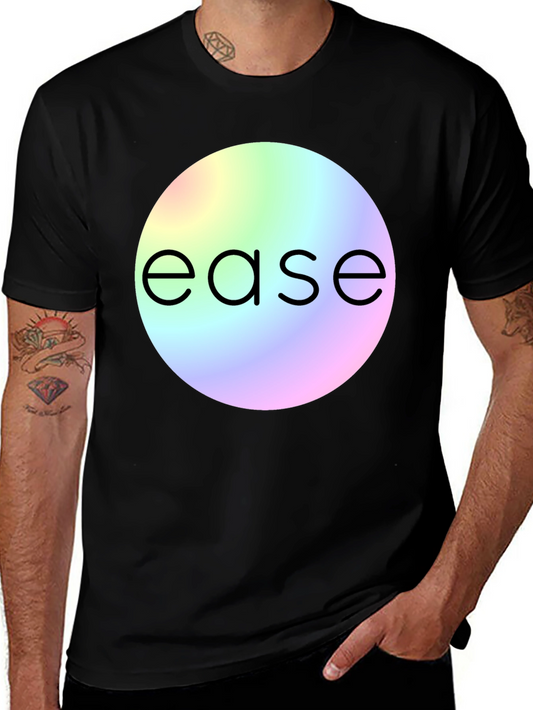 Ease Rainbow Circle Graphic T-Shirt