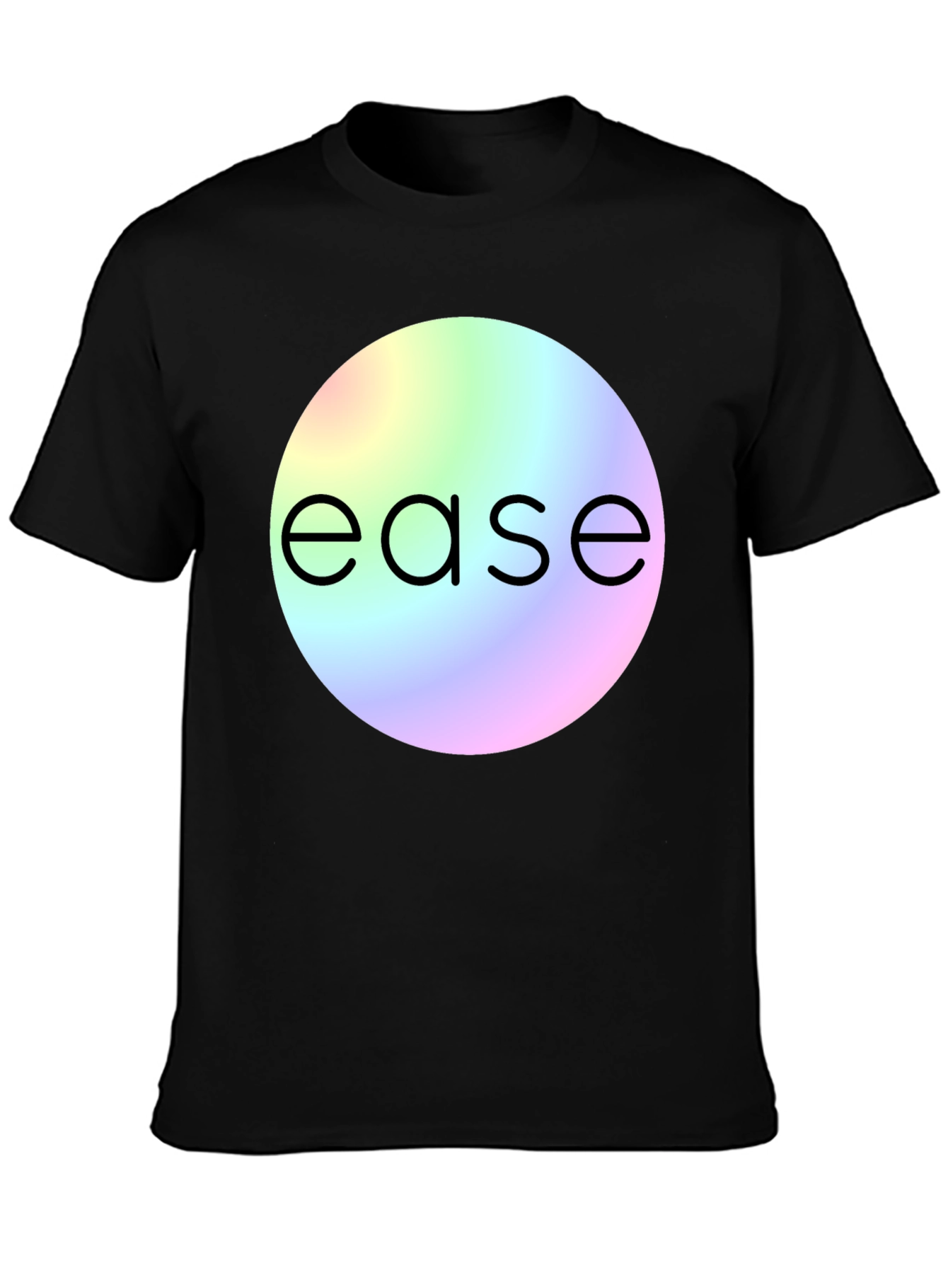 Ease Rainbow Circle Graphic T-Shirt