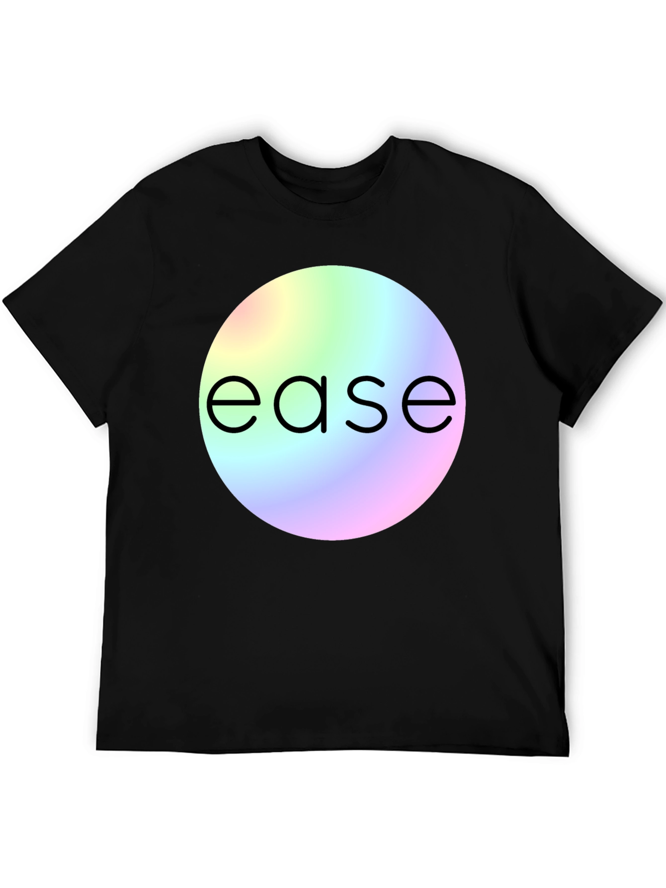 Ease Rainbow Circle Graphic T-Shirt