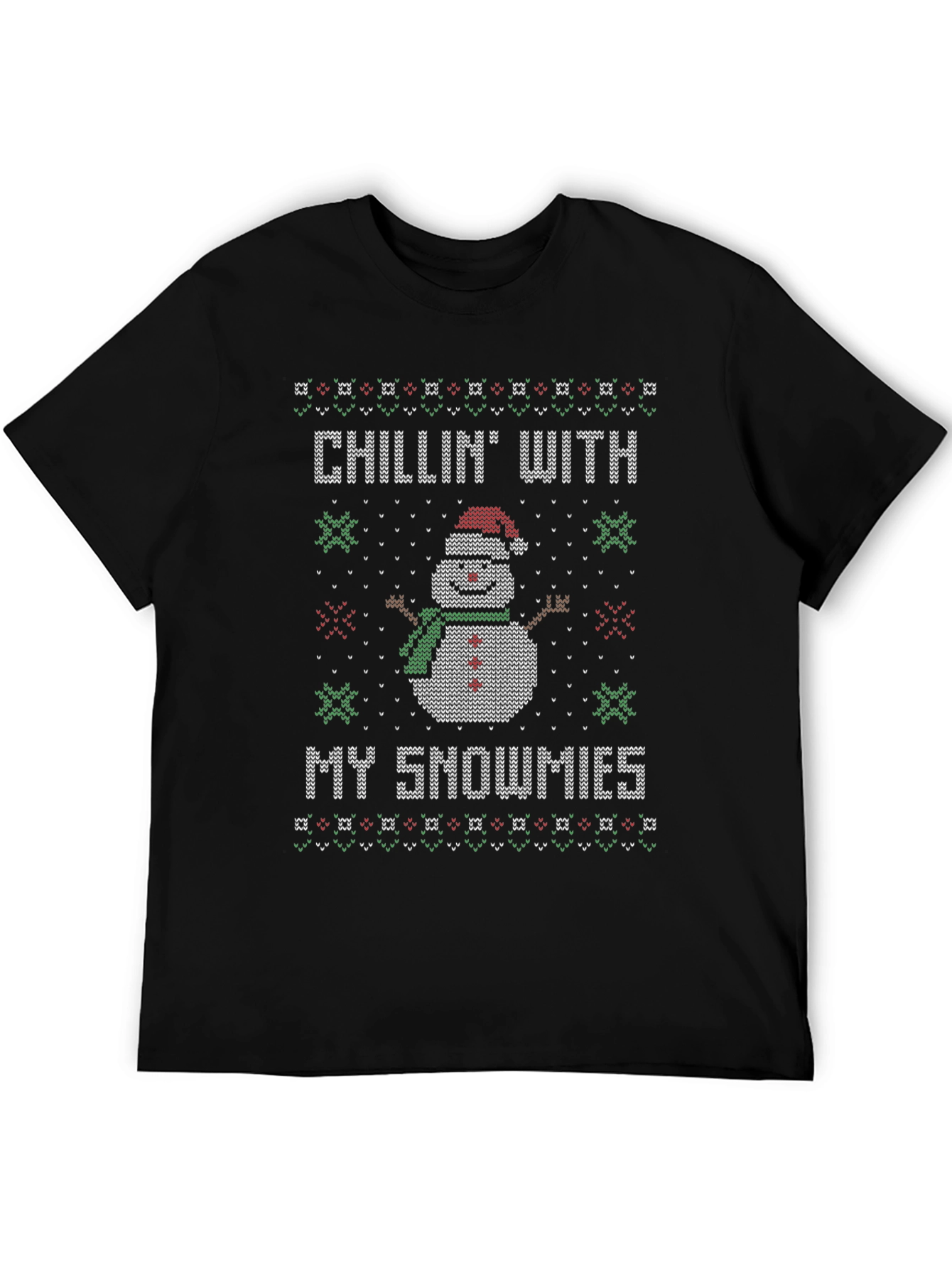 Chillin With My Snowmies Christmas T-Shirt
