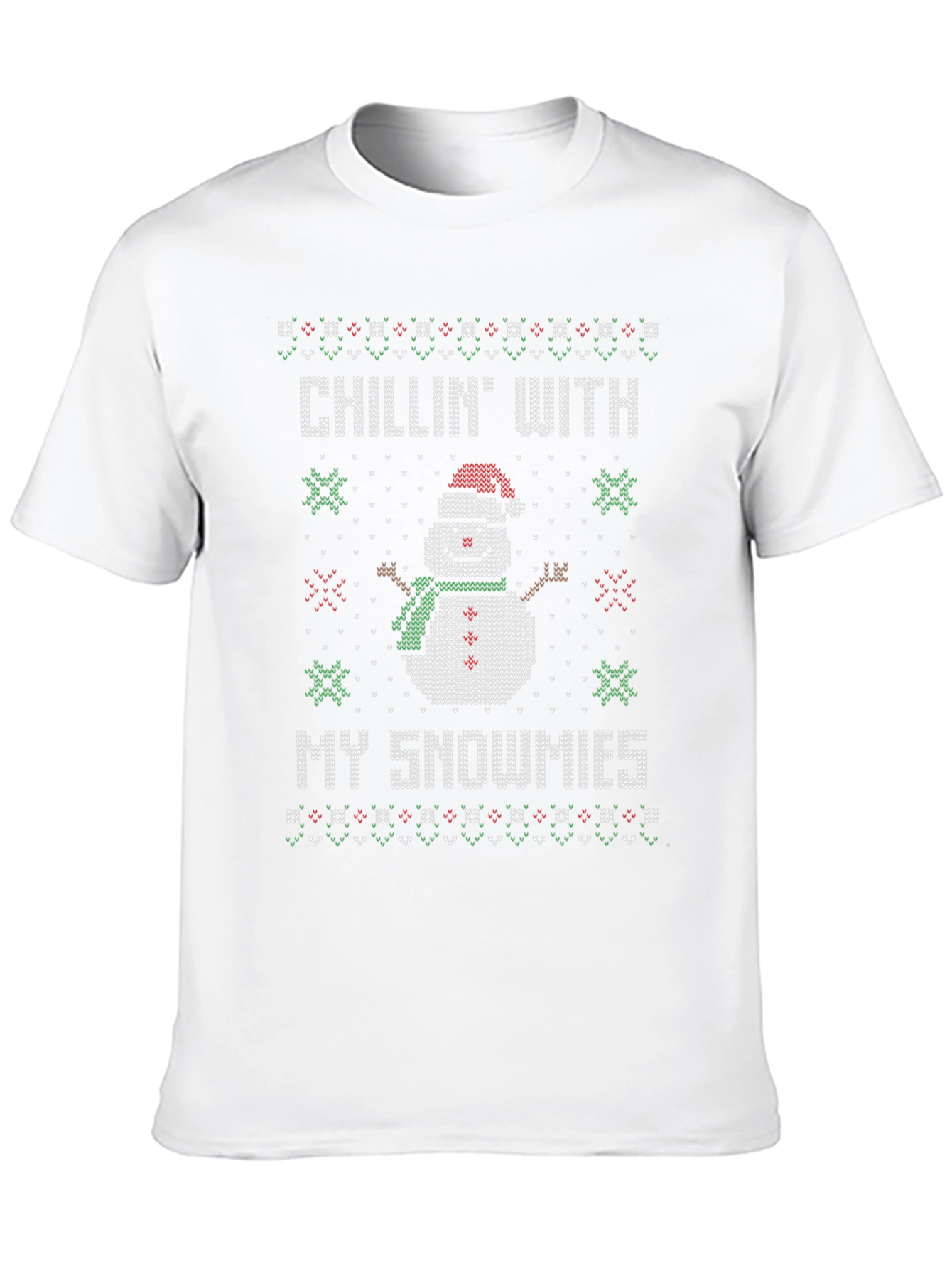 Chillin With My Snowmies Christmas T-Shirt