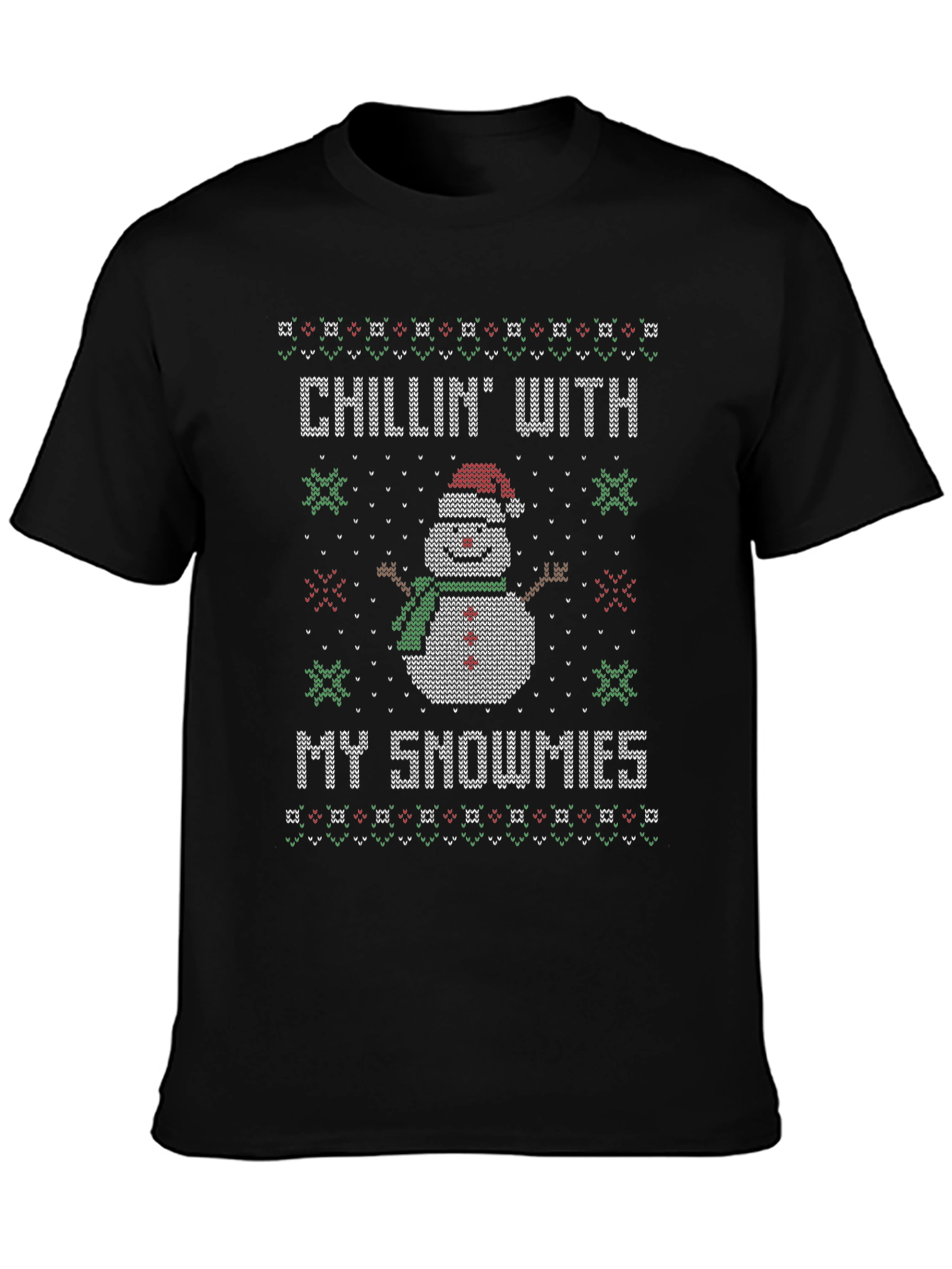 Chillin With My Snowmies Christmas T-Shirt