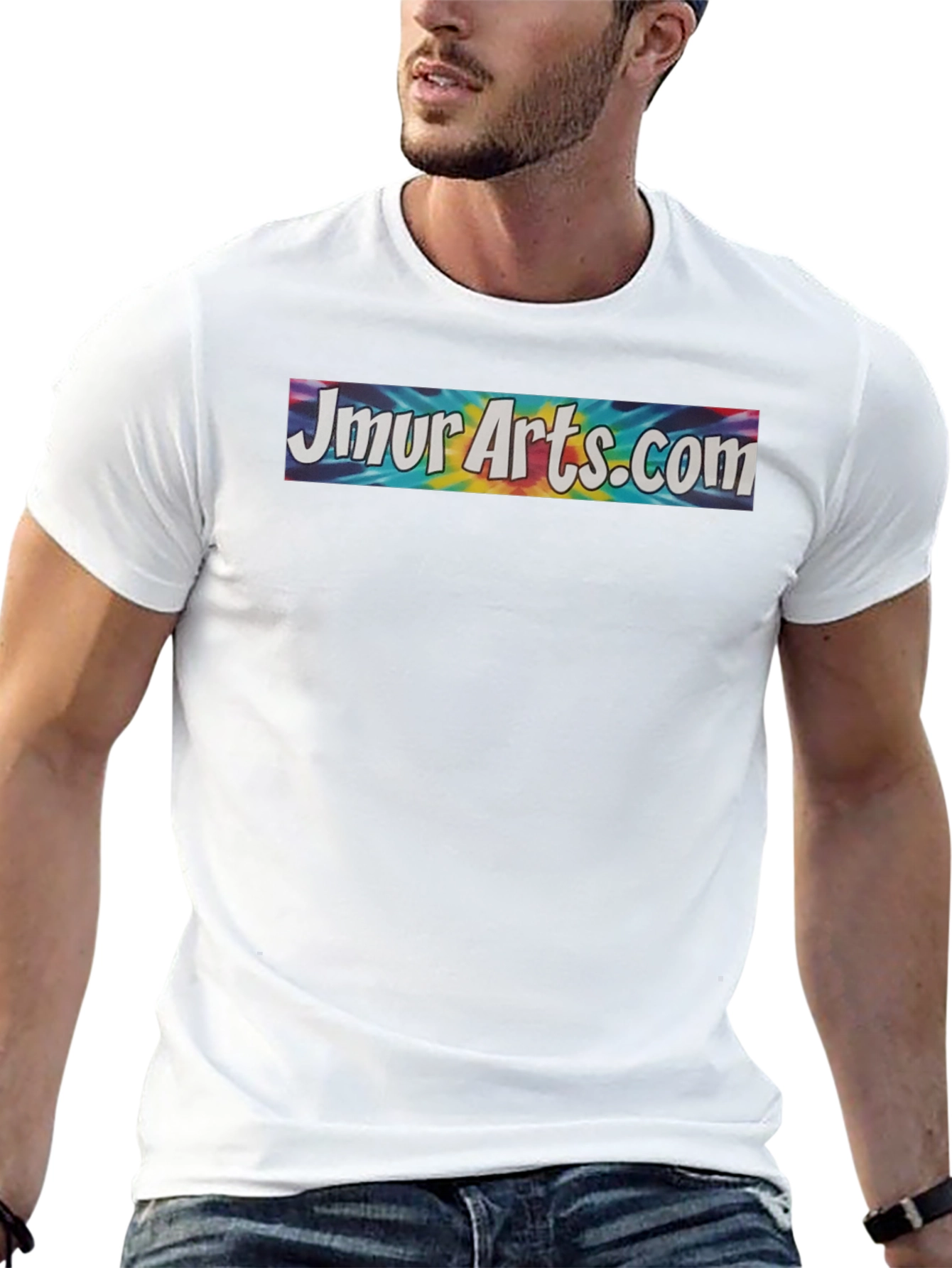 JmurArts.com Tie-Dye Graphic Tee - Unisex Cotton T-Shirt