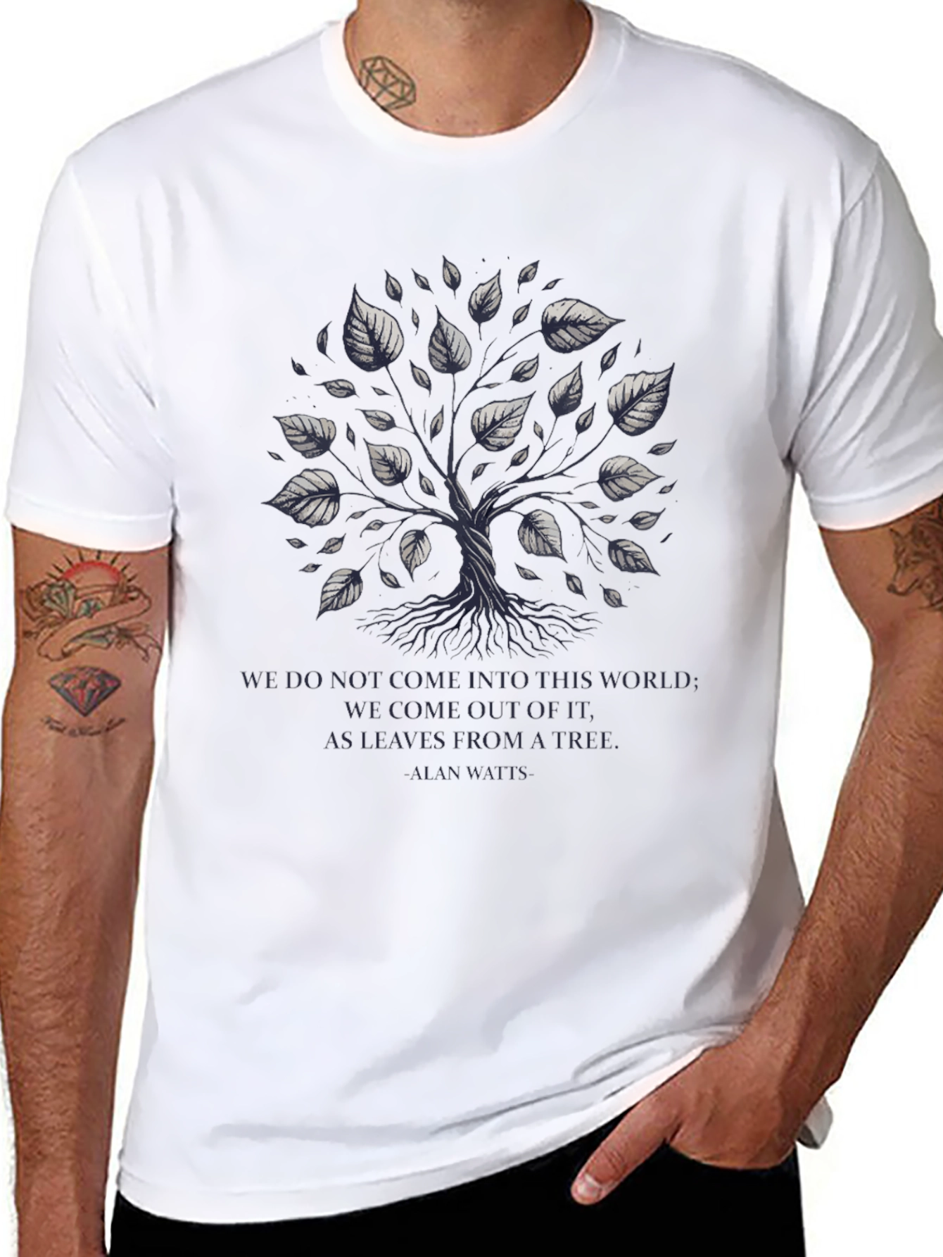 Nature Inspired Graphic Tee - Tree of Life Design