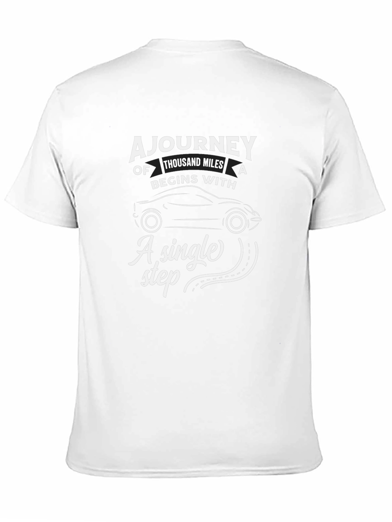 Inspirational A Journey Graphic T-Shirt