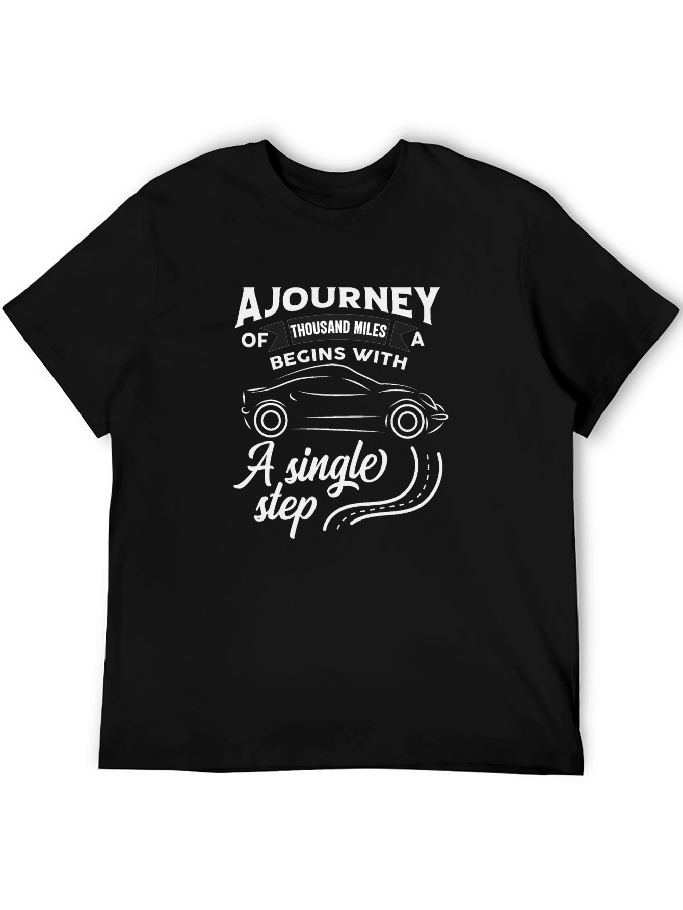 Inspirational A Journey Graphic T-Shirt