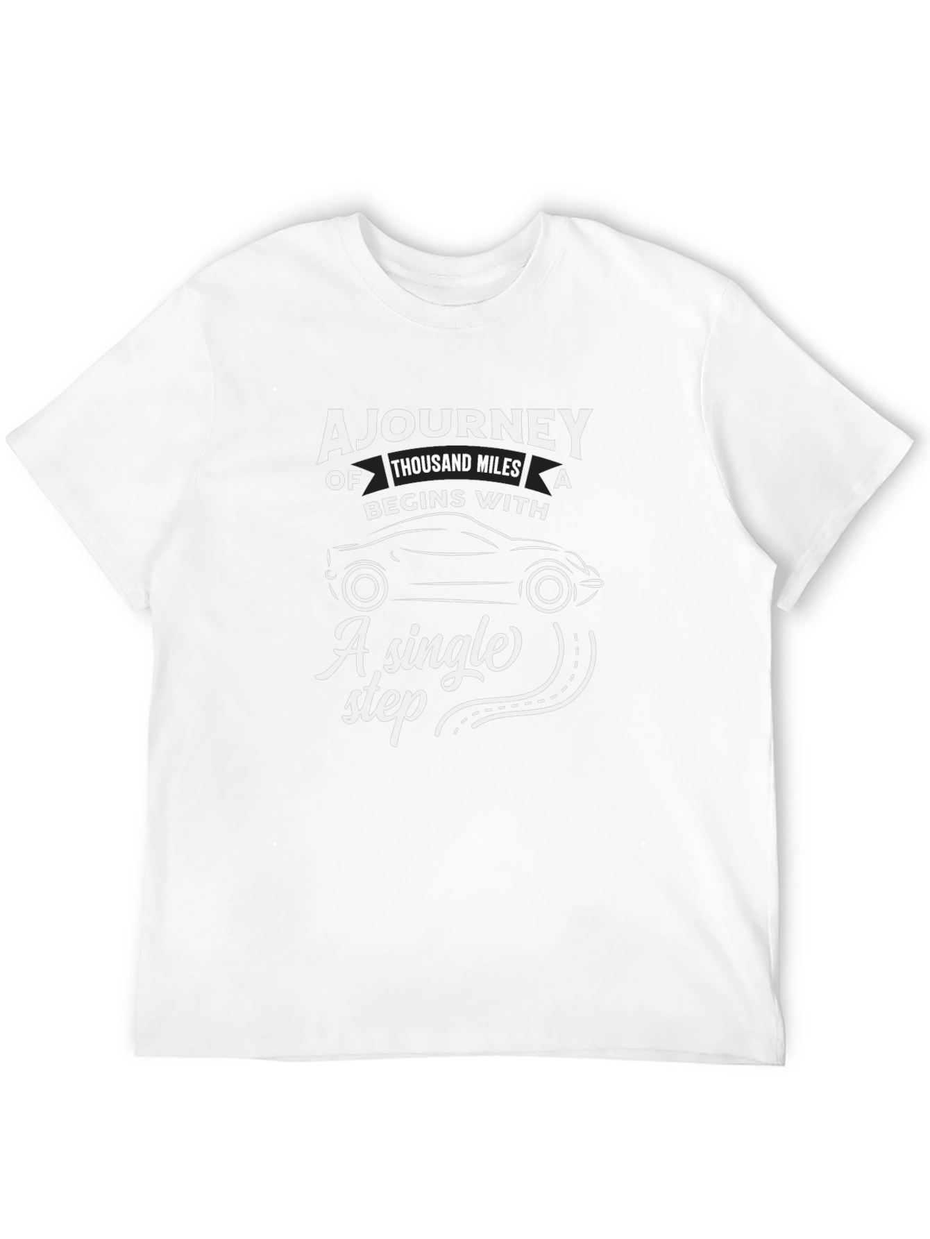 Inspirational A Journey Graphic T-Shirt