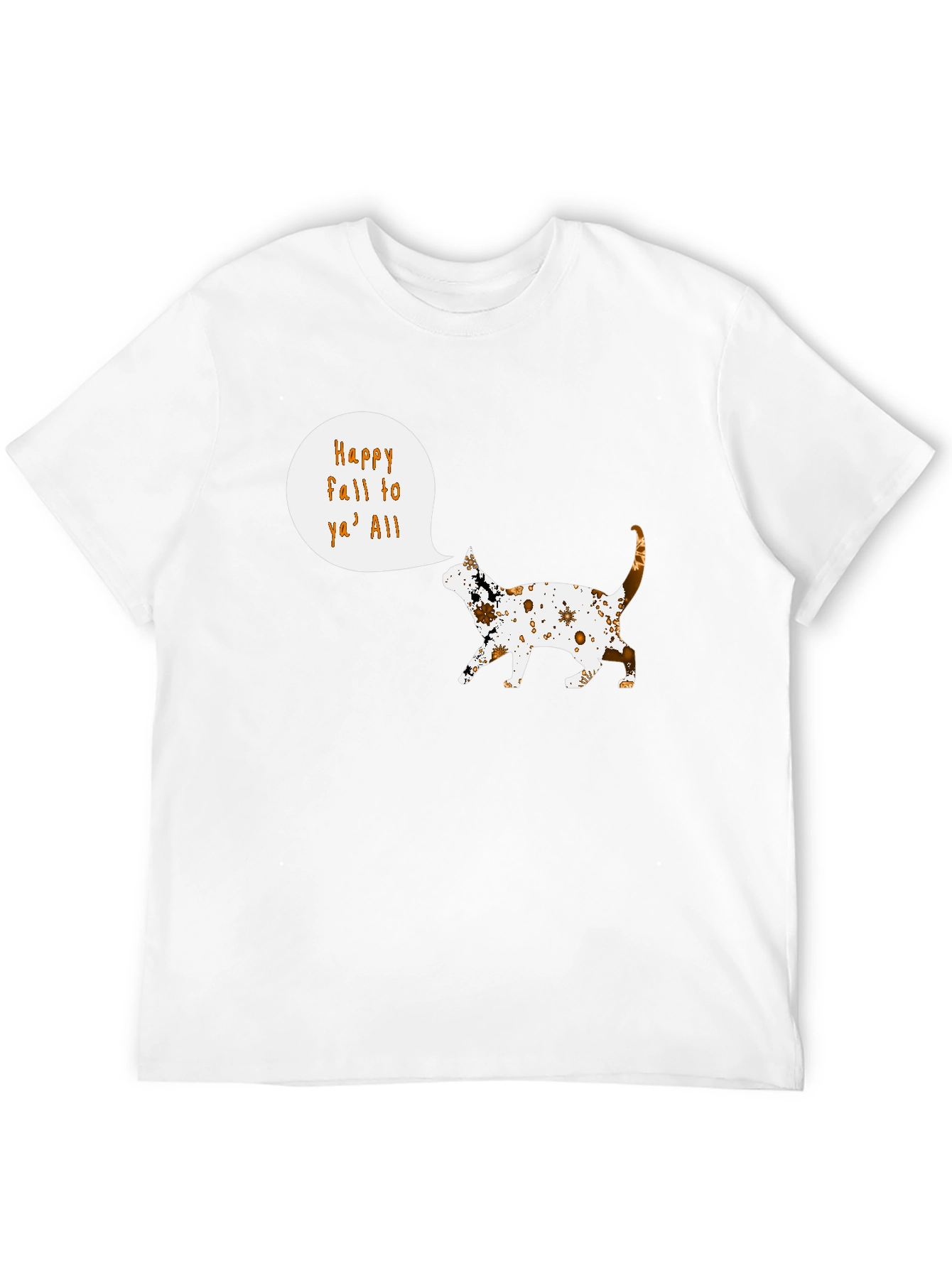 Happy Fall Yall Cat T-Shirt
