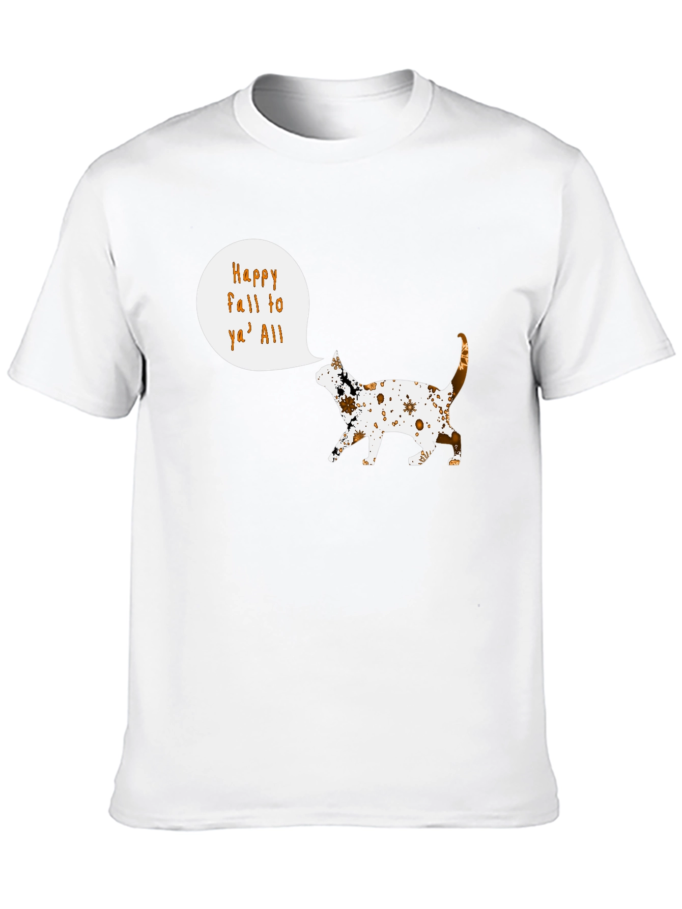 Happy Fall Yall Cat T-Shirt