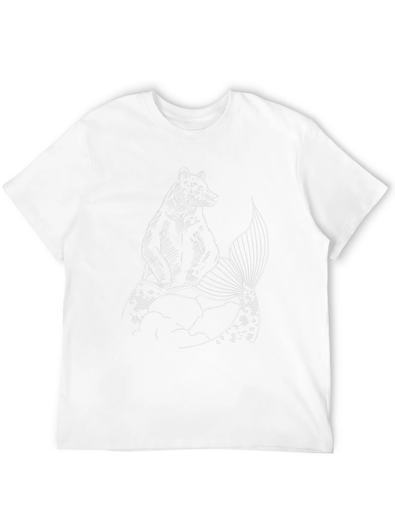Bearmaid Funny Graphic T-Shirt - Black