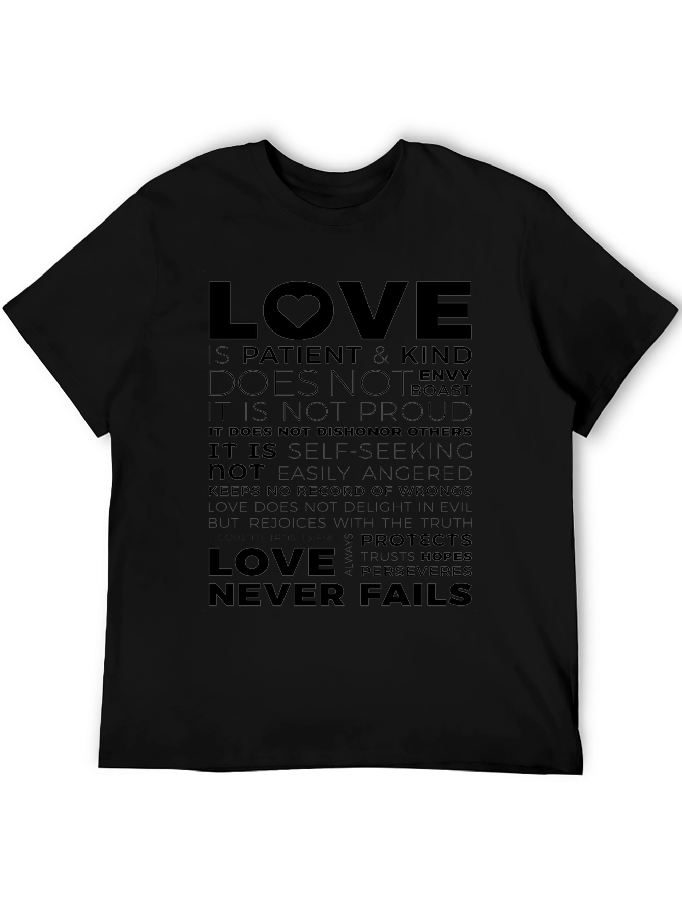 Love is Patient T-Shirt - Inspirational Design